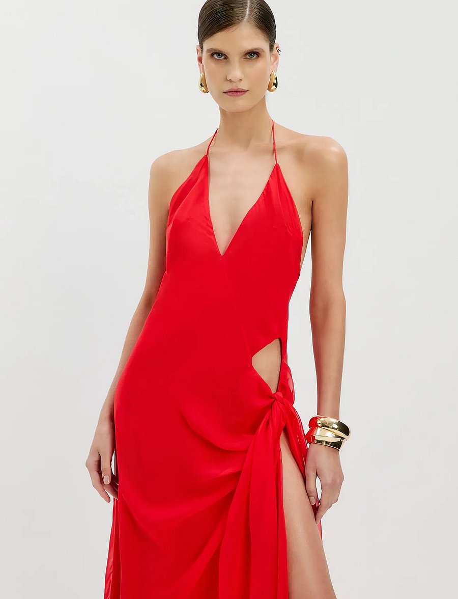 Bardot - CYREL CUT OUT MAXI DRESS - abendkleider - fire red - 4