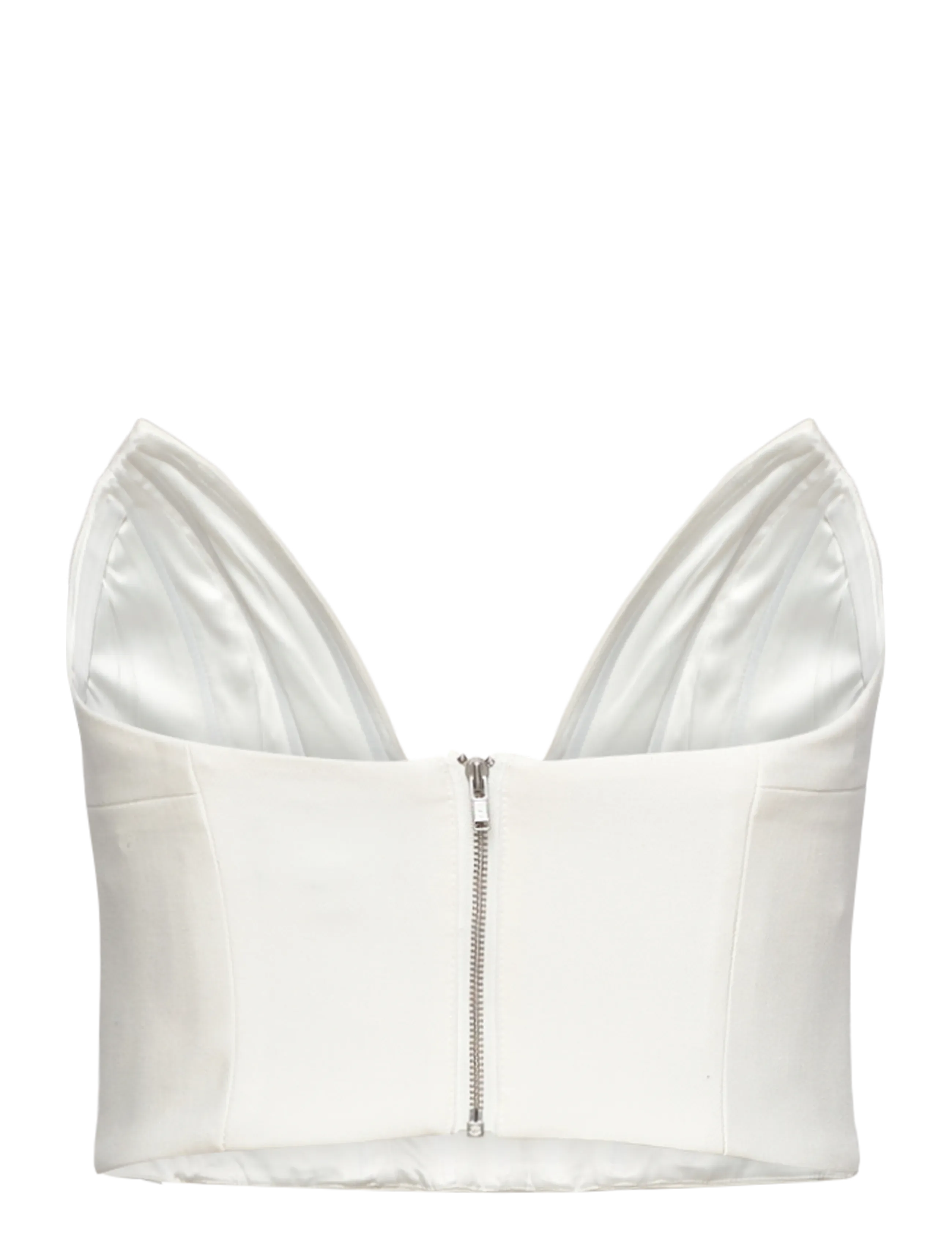 Bardot - DELPHI STRAPLESS CROP TOP - orchid wht - 2
