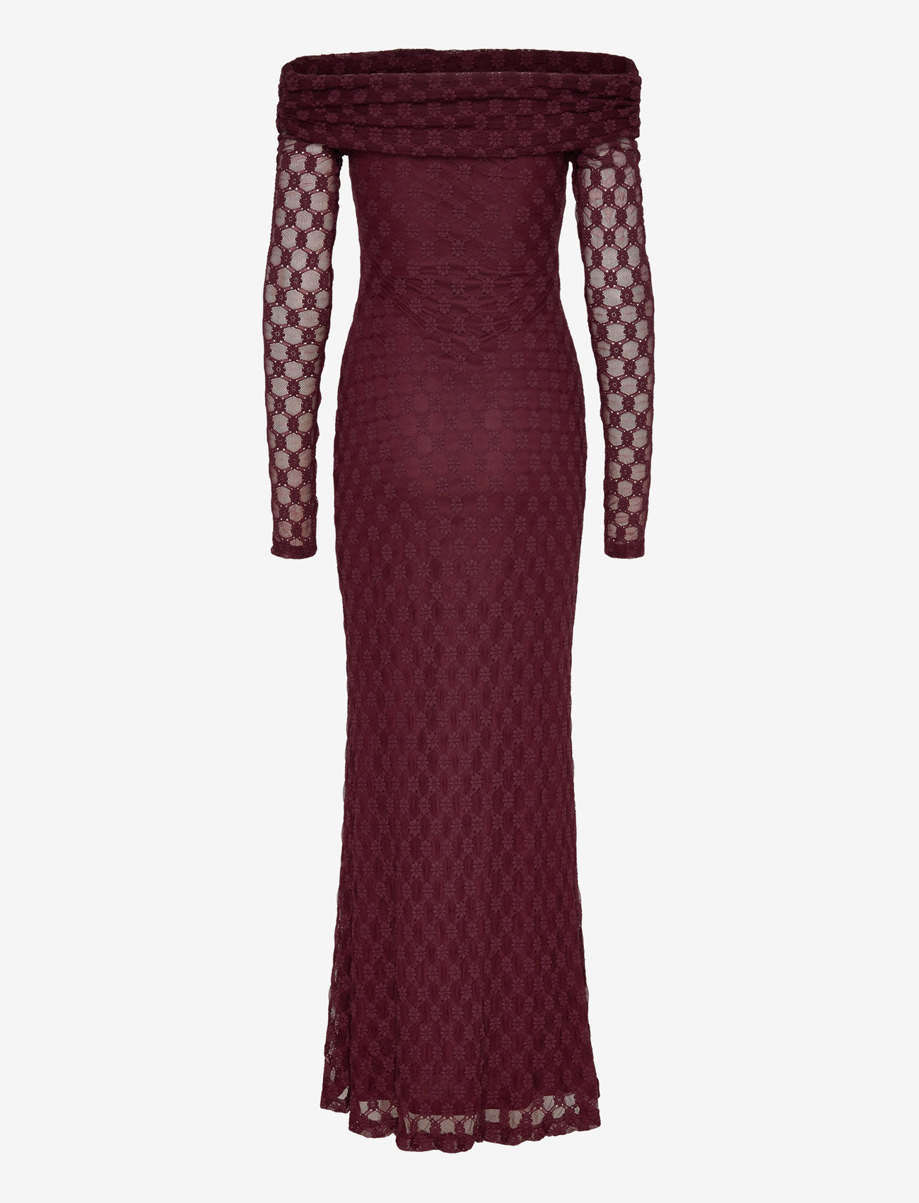 Bardot - ADONI OFF SHOULDER MAXI DRESS - abendkleider - deep plum - 1
