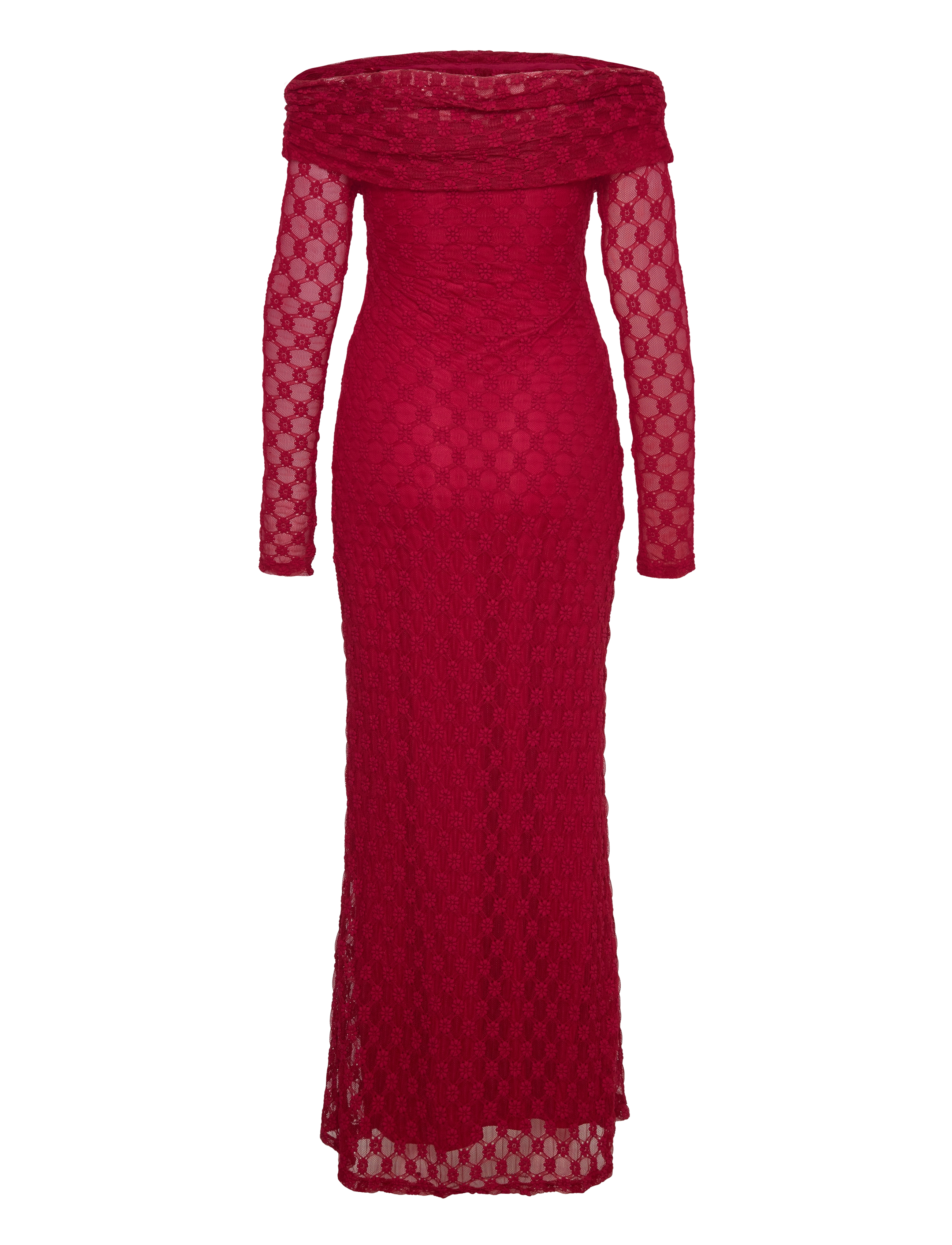 Bardot - ADONI OFF SHOULDER MAXI DRESS - evening dresses - deep red - 2