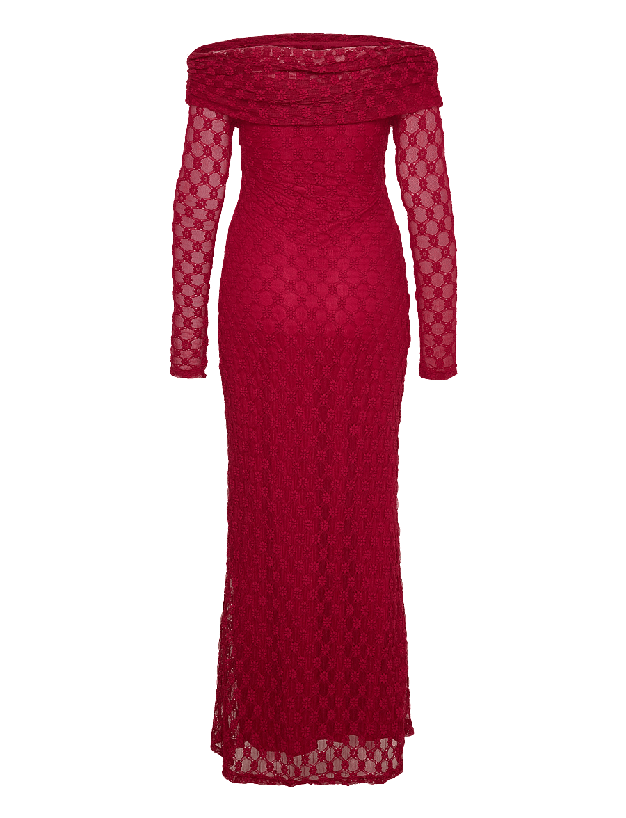 Bardot - ADONI OFF SHOULDER MAXI DRESS - evening dresses - deep red - 2