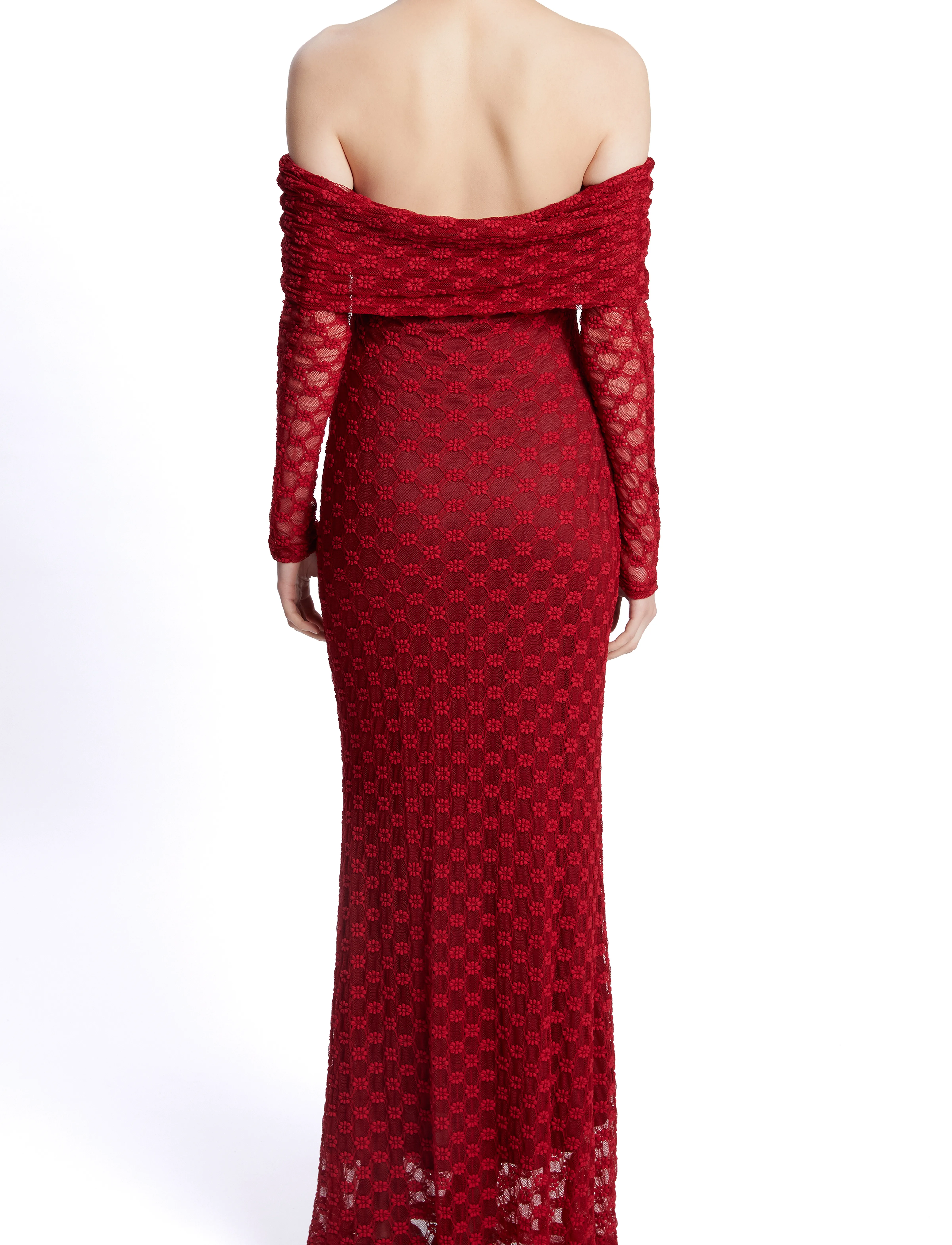 Bardot - ADONI OFF SHOULDER MAXI DRESS - evening dresses - deep red - 4