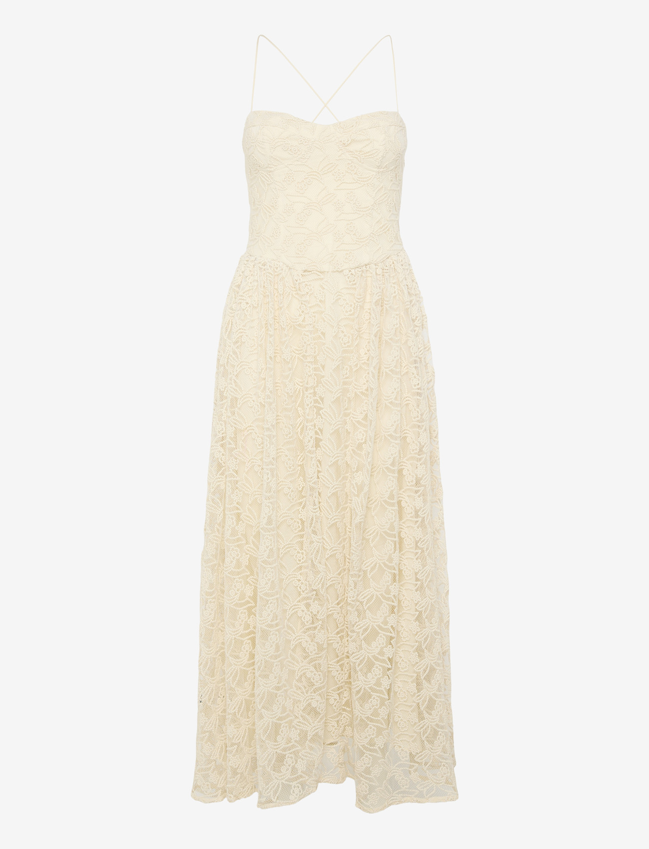 Bardot ESTIE BRODERIE MAXI DRESS - Dresses - LT BEIGE / beige