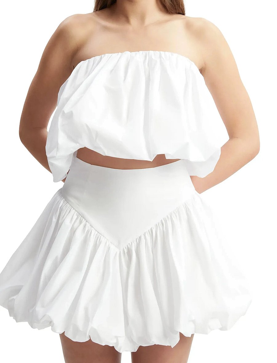Bardot - LISSETT POPLIN MINI SKIRT - orchid wht - 5