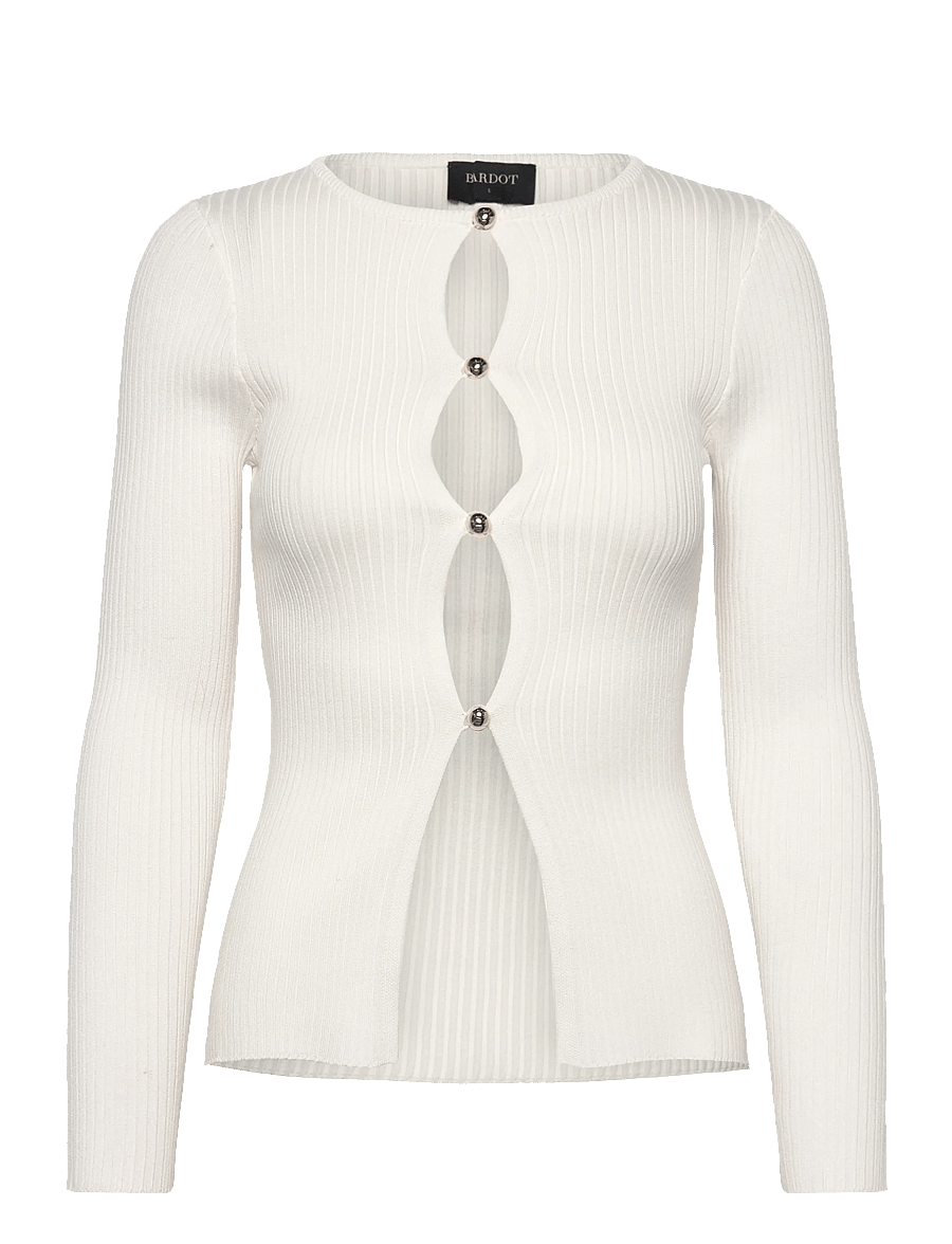 Bardot - NAUTICO KNIT CARDIGAN - cardigans - orchid wht - 0