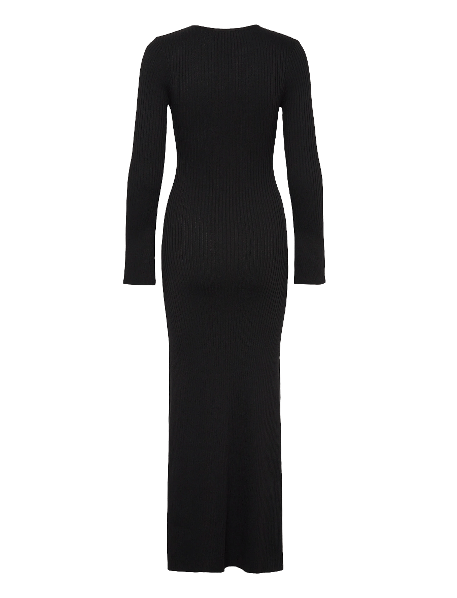 Bardot - NAUTICO KNIT MAXI DRESS - strickkleider - black - 2