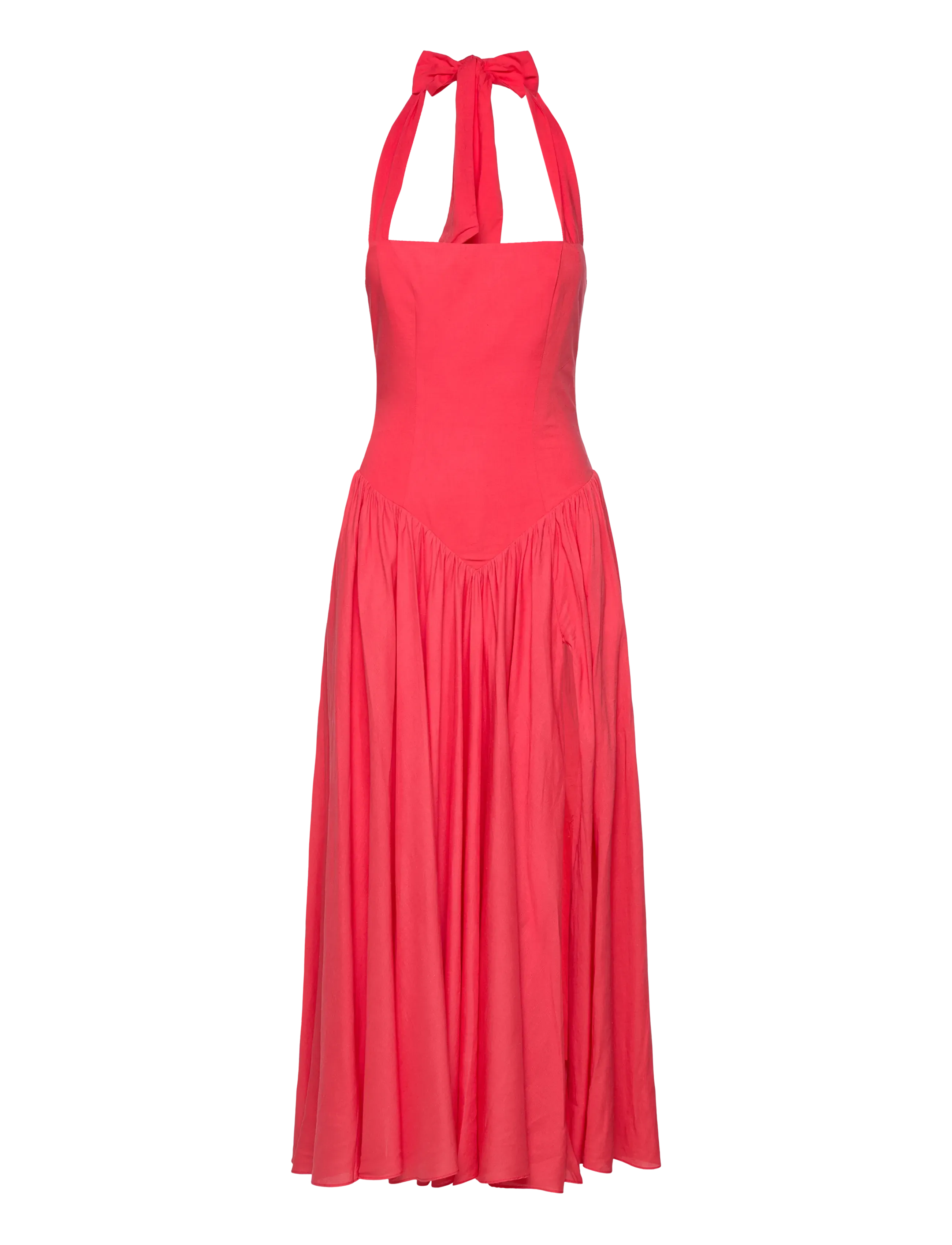 Bardot MARABELLA HALTER MAXI DRESS - Bardot - MELON / pink/rose