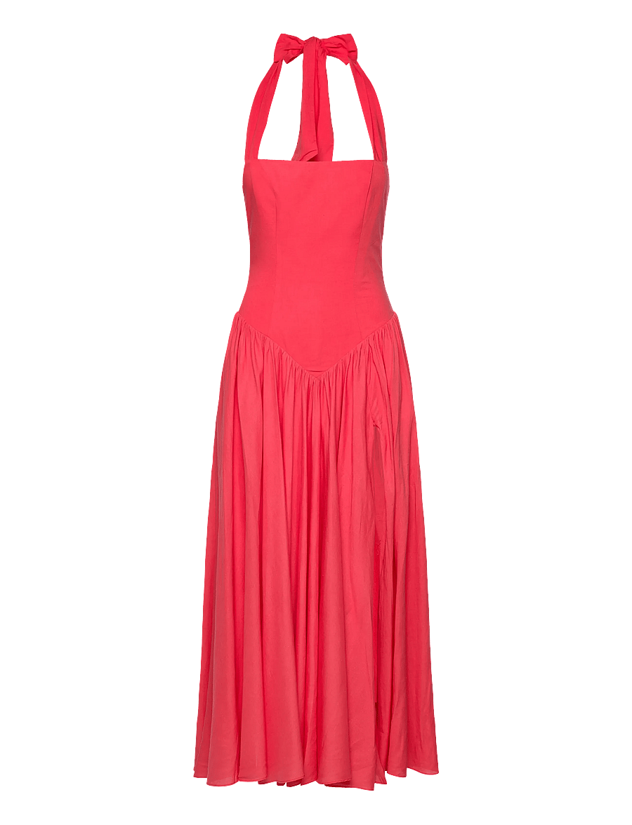 Bardot - MARABELLA HALTER MAXI DRESS - cocktailkleider - melon - 1