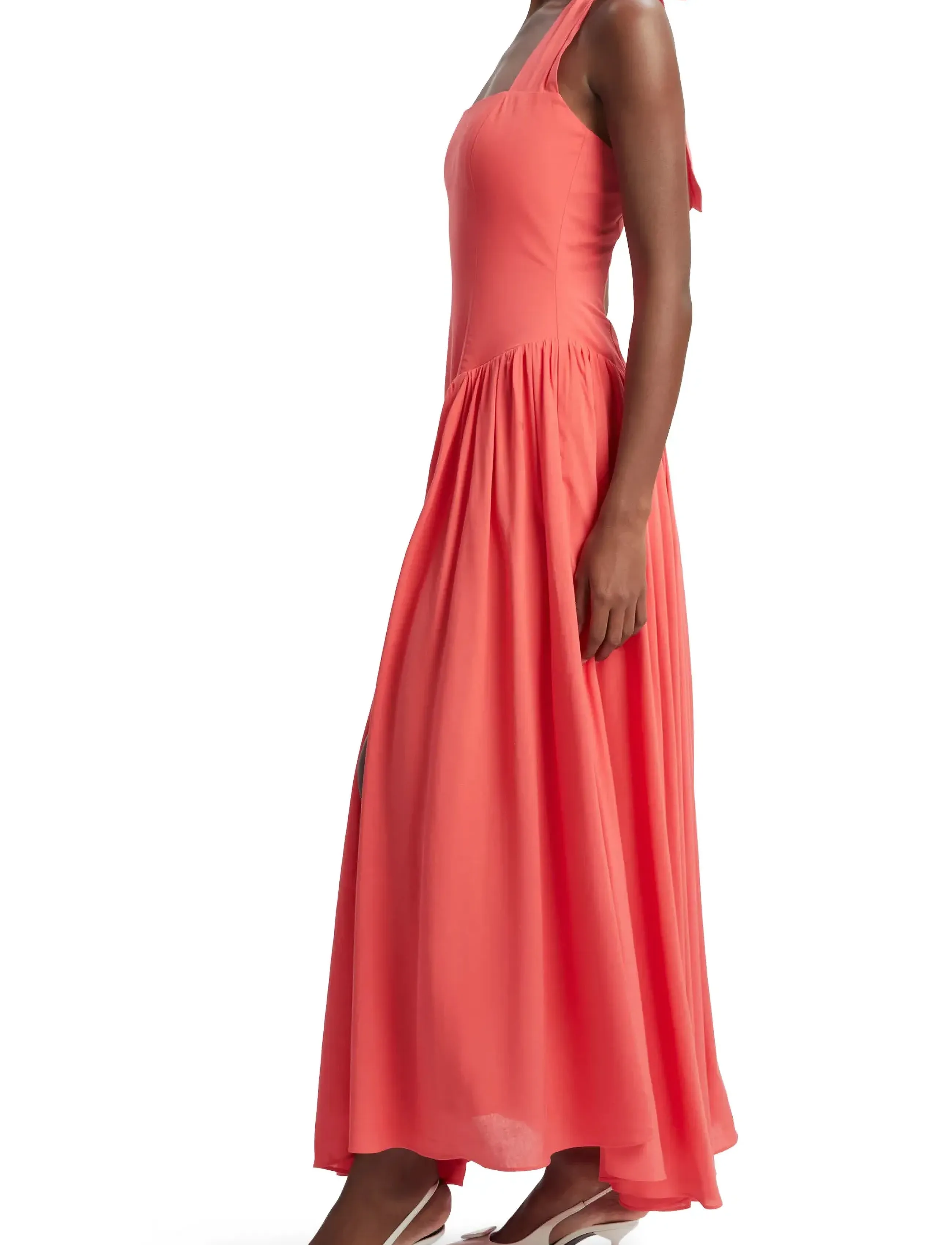 Bardot - MARABELLA HALTER MAXI DRESS - melon - 3