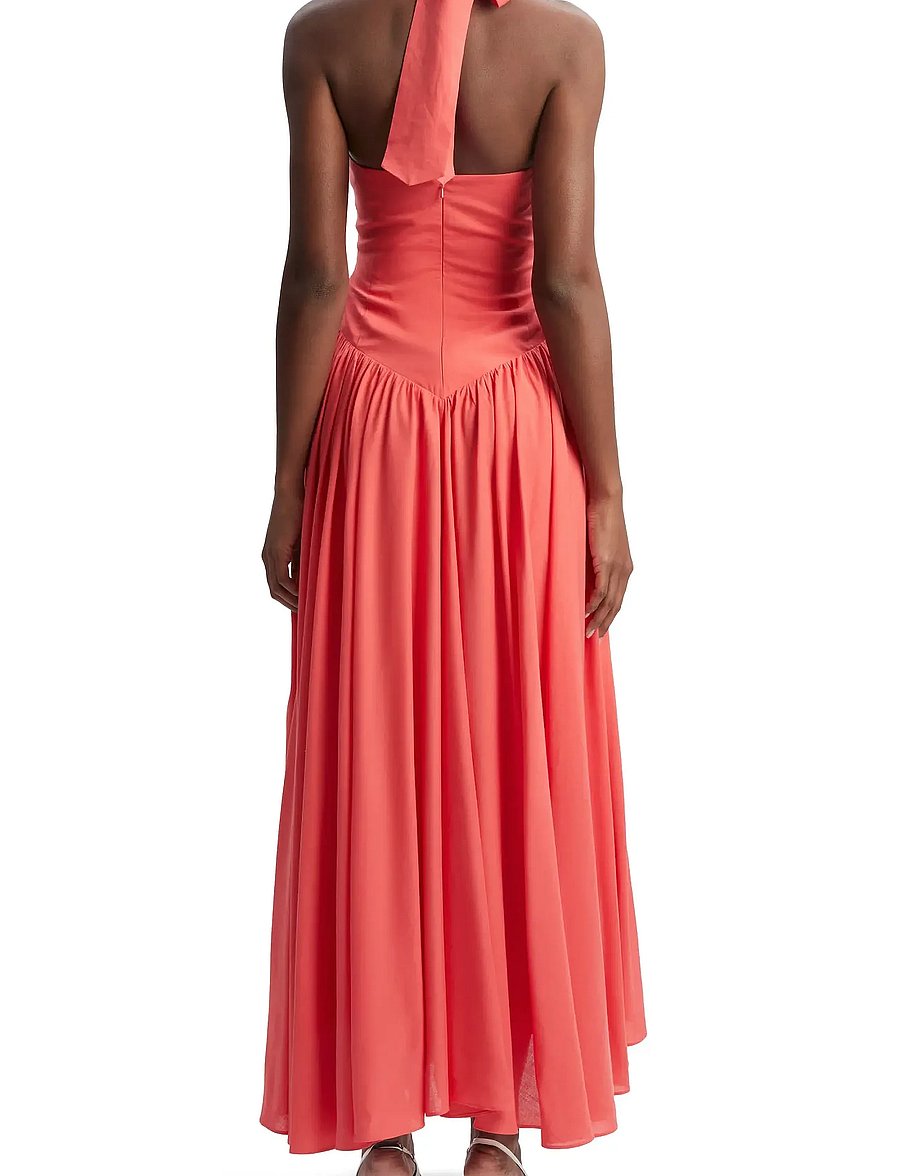 Bardot - MARABELLA HALTER MAXI DRESS - cocktailkleider - melon - 4