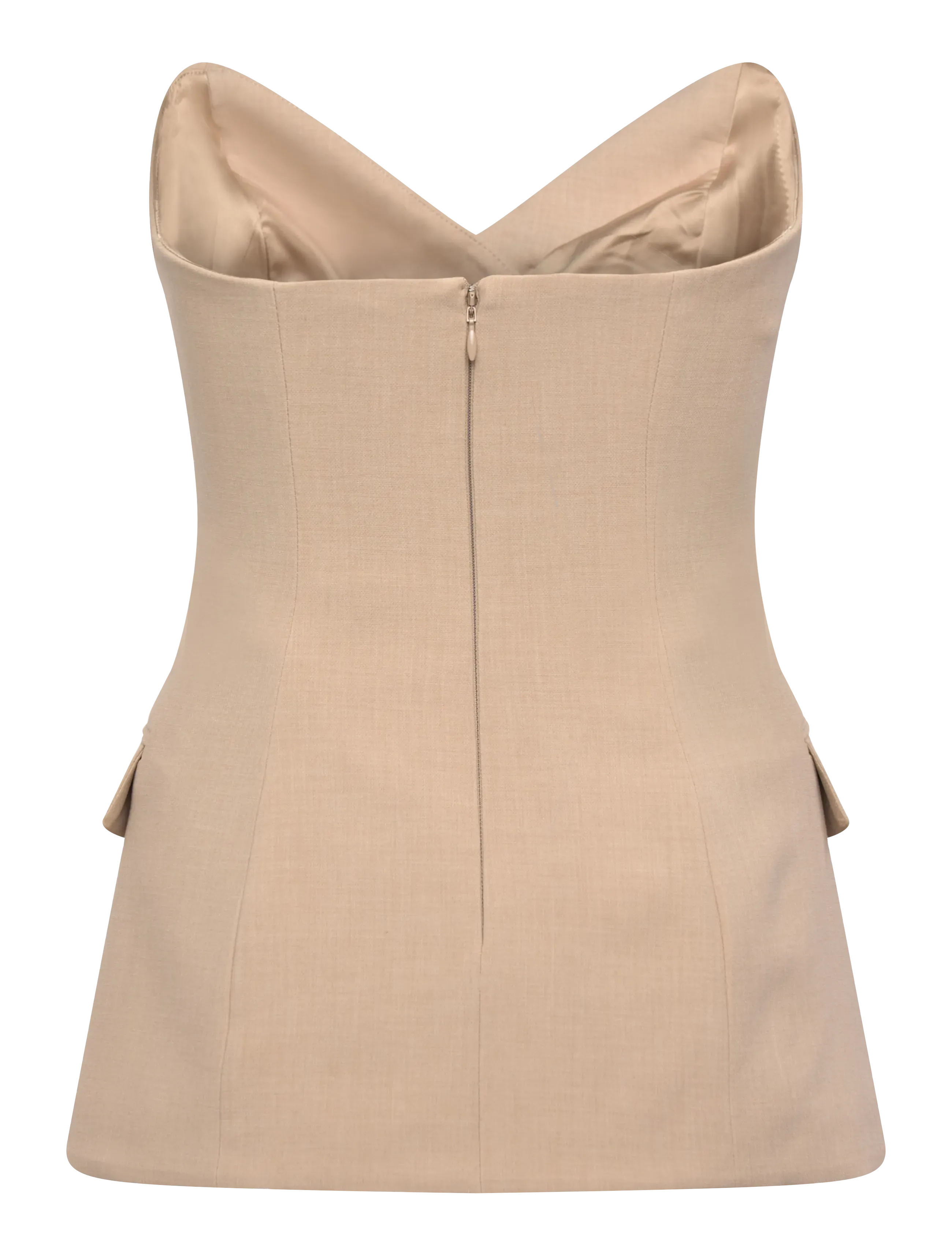 Bardot - KYLIAN BUTTON FRONT TOP - tan - 2