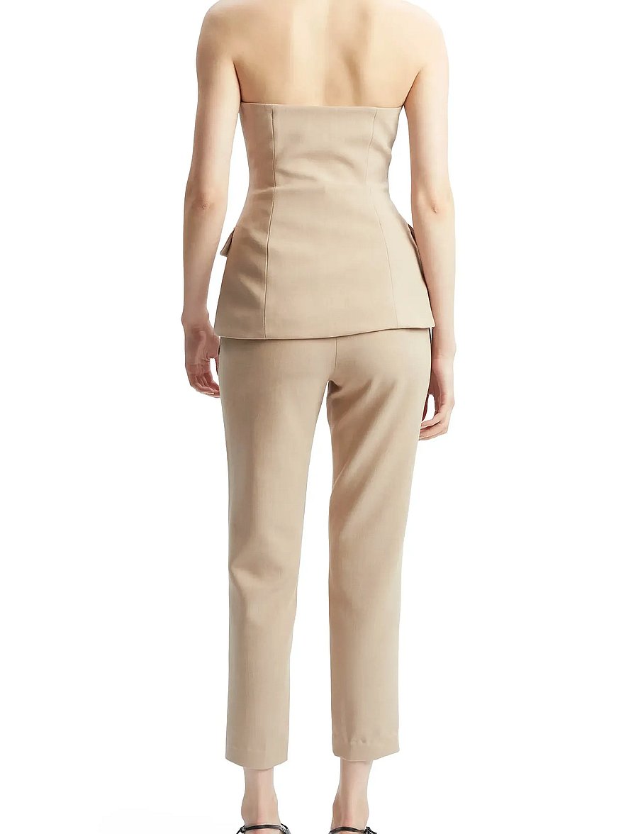 Bardot - KYLIAN BUTTON FRONT TOP - vesti - tan - 4