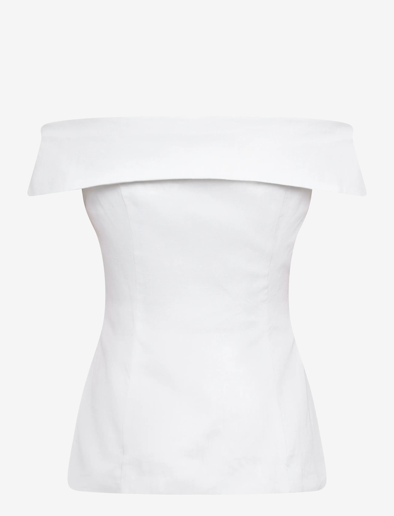 Bardot - ELIORA BUTTON FRONT LINEN TOP - orchid wht - 1