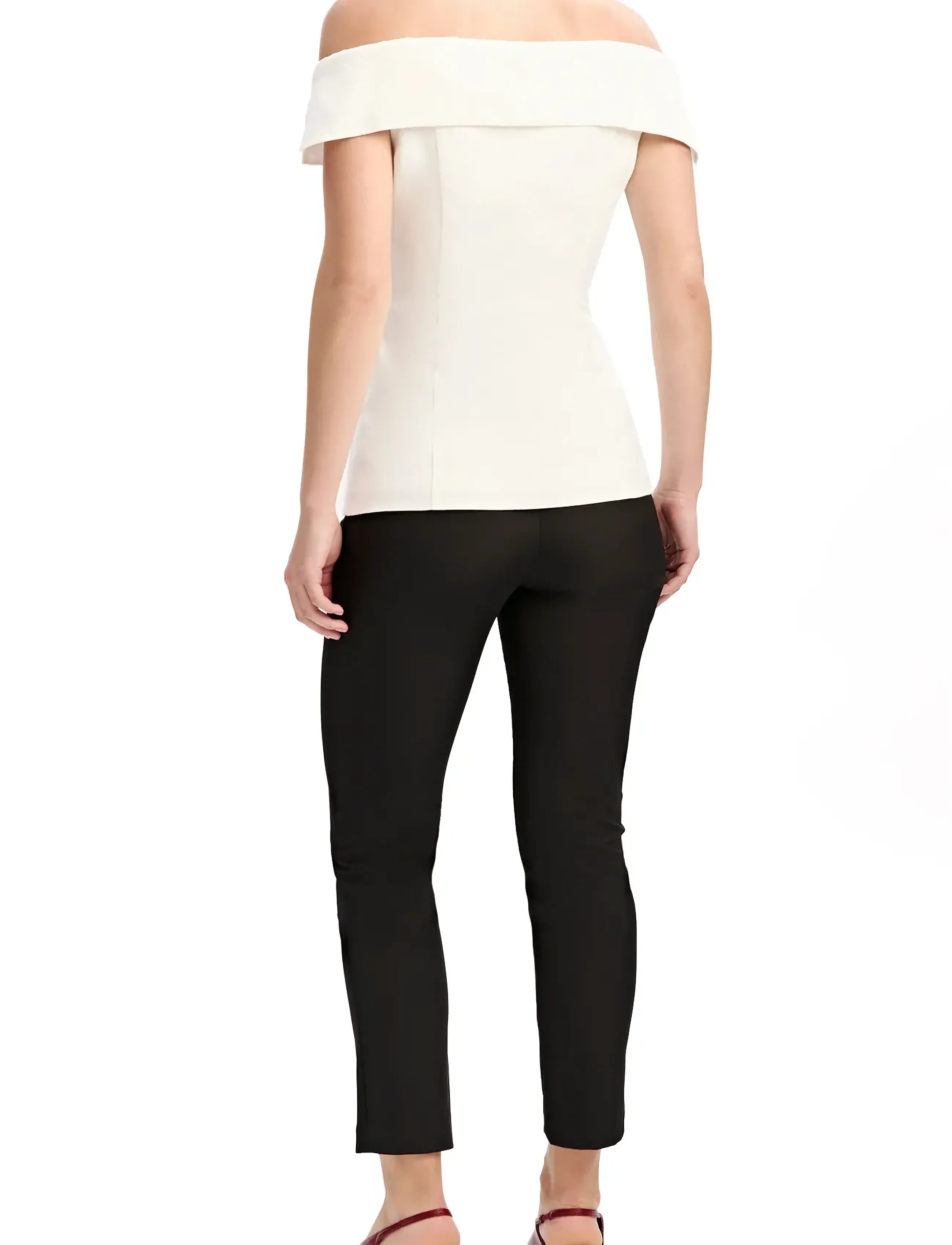 Bardot - ELIORA BUTTON FRONT LINEN TOP - orchid wht - 4