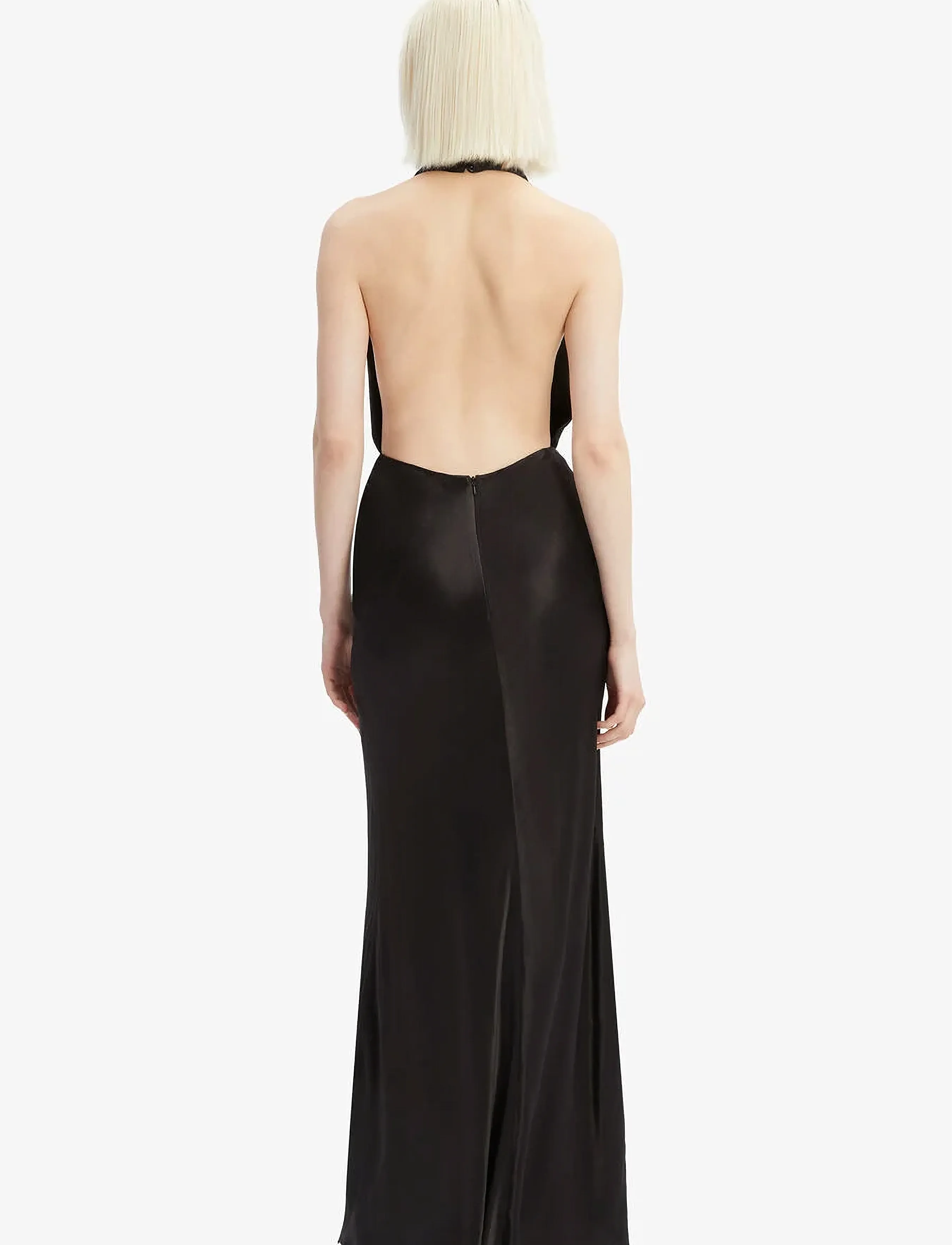 Bardot - NOLA SATIN COWL MAXI DRESS - black - 3