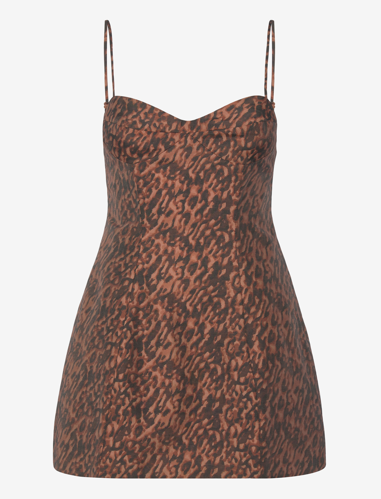Bardot - MARCELLO HOURGLASS MINI DRESS - slip dresses - b leopard - 1