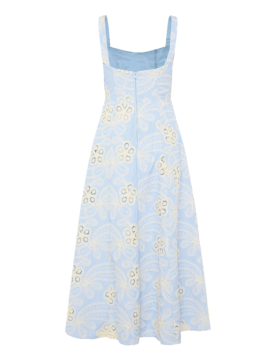 Bardot - LILAH CORSET MIDI DRESS - midikleidid - baby bl fl - 2