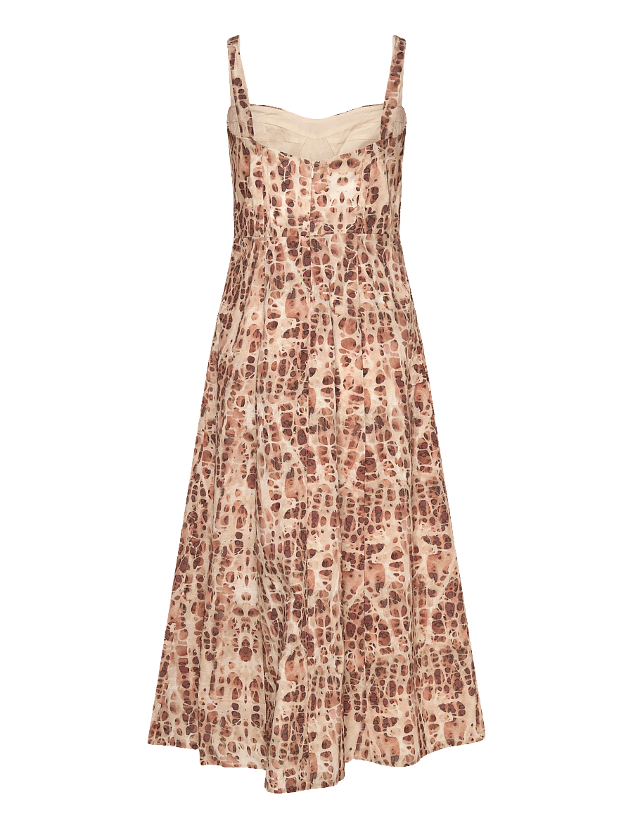 Bardot - LILAH CORSET MIDI DRESS - midi kjoler - pebble pri - 2