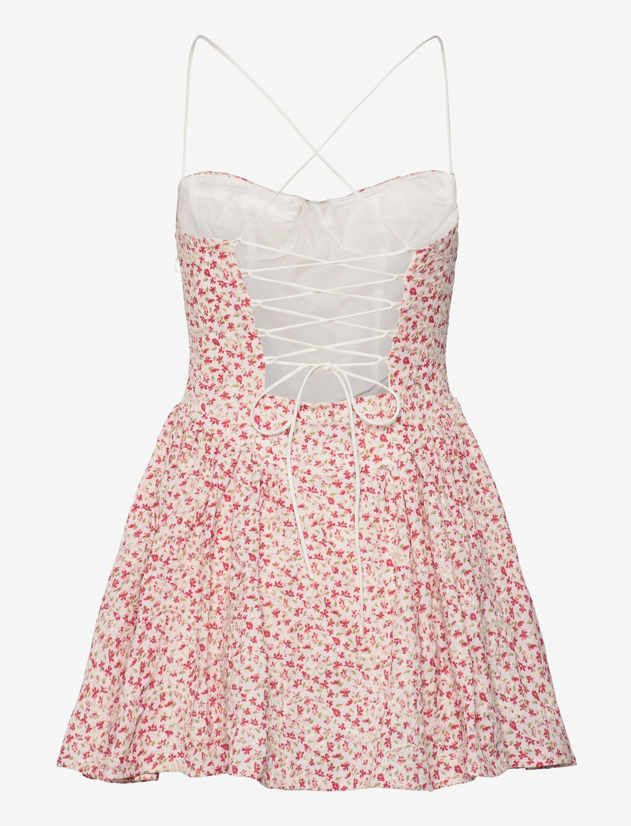 Bardot - ESTIE EMBROIDERED MINI DRESS - festkjoler - red floral - 2