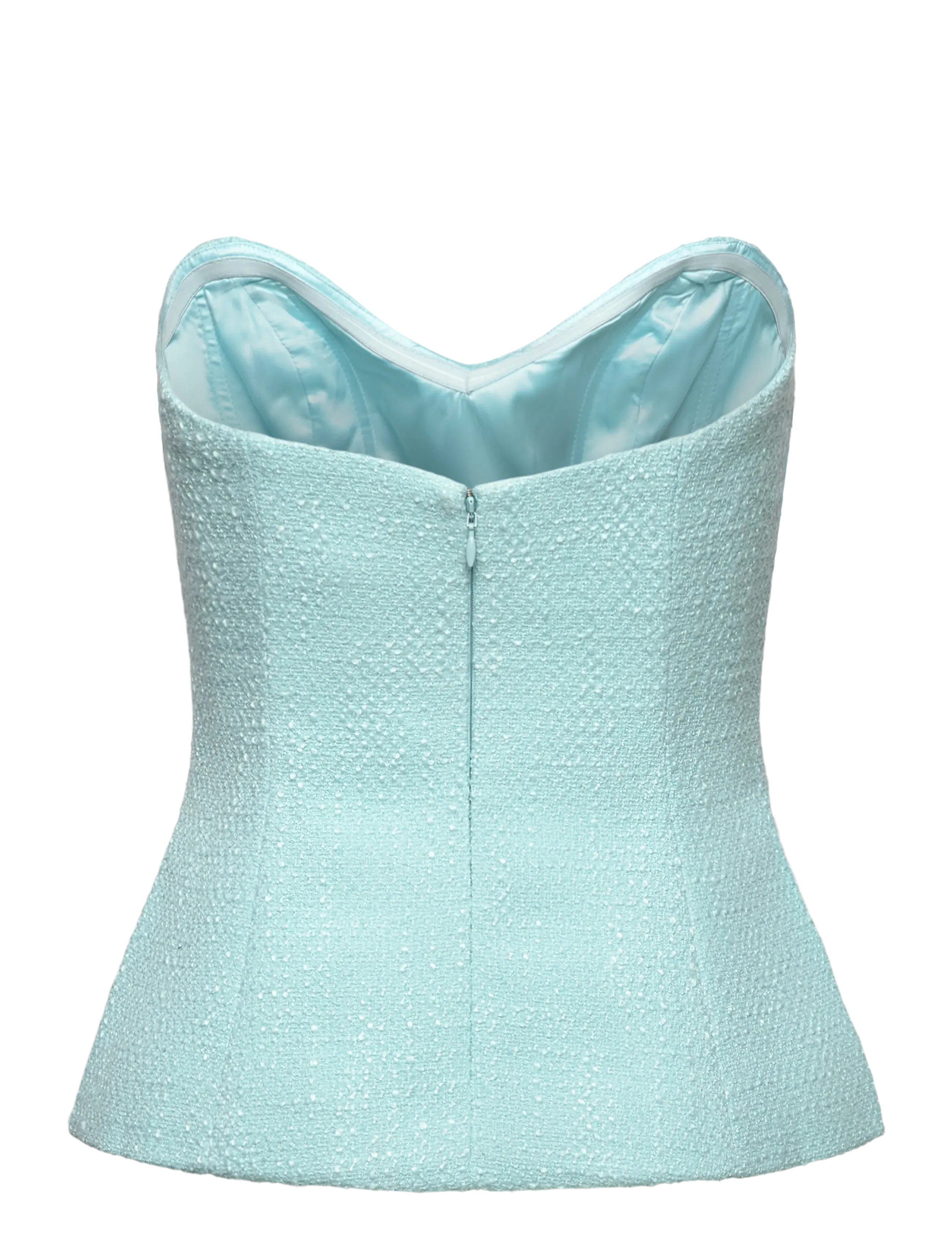 Bardot - MARISKA LONGLINE STRAPLESS TOP - aqua - 2
