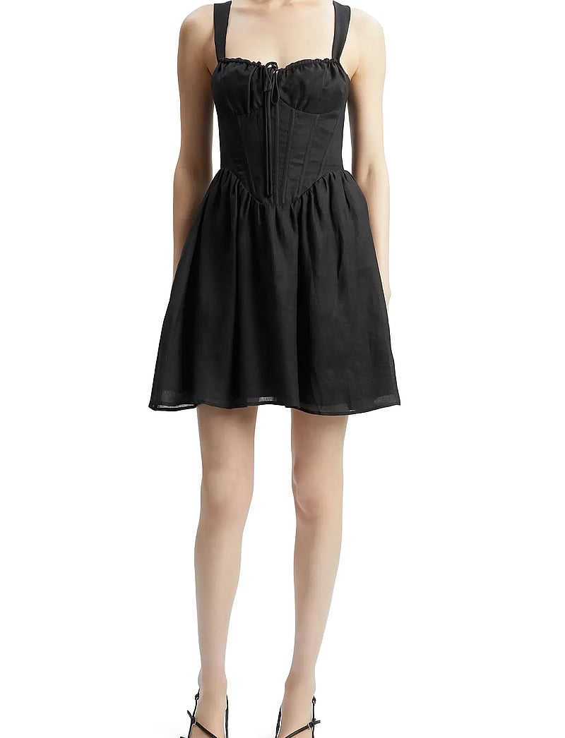 Bardot - ESRA MINI DRESS - korta klänningar - black - 0