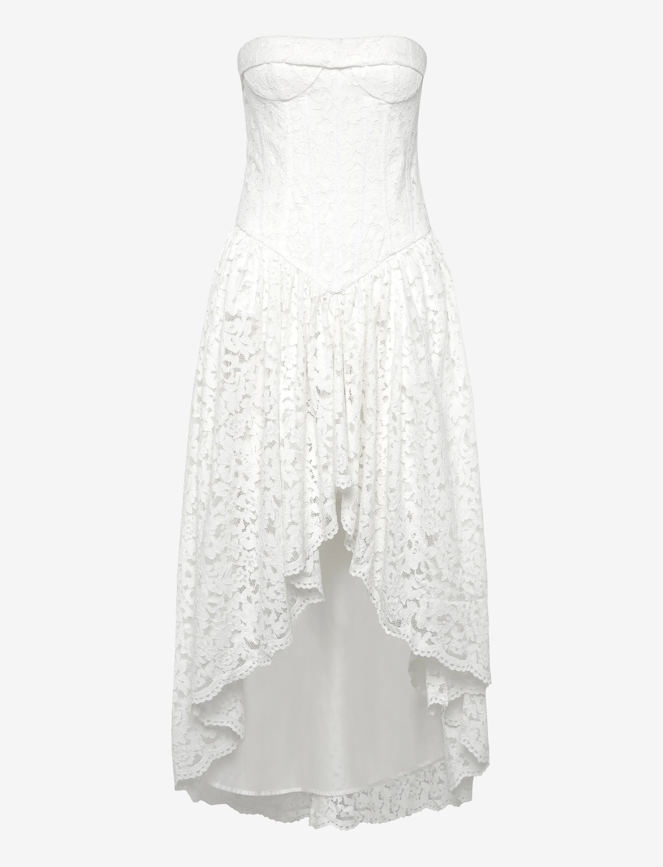 Bardot - FELICIDAD STRAPLESS LACE DRESS - wedding dresses - orchid wht - 0