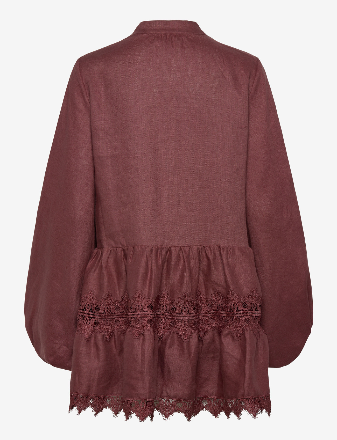 Bardot - ANTONIA LACE TRIM MINI DRESS - sommerkleider - chestnut - 1