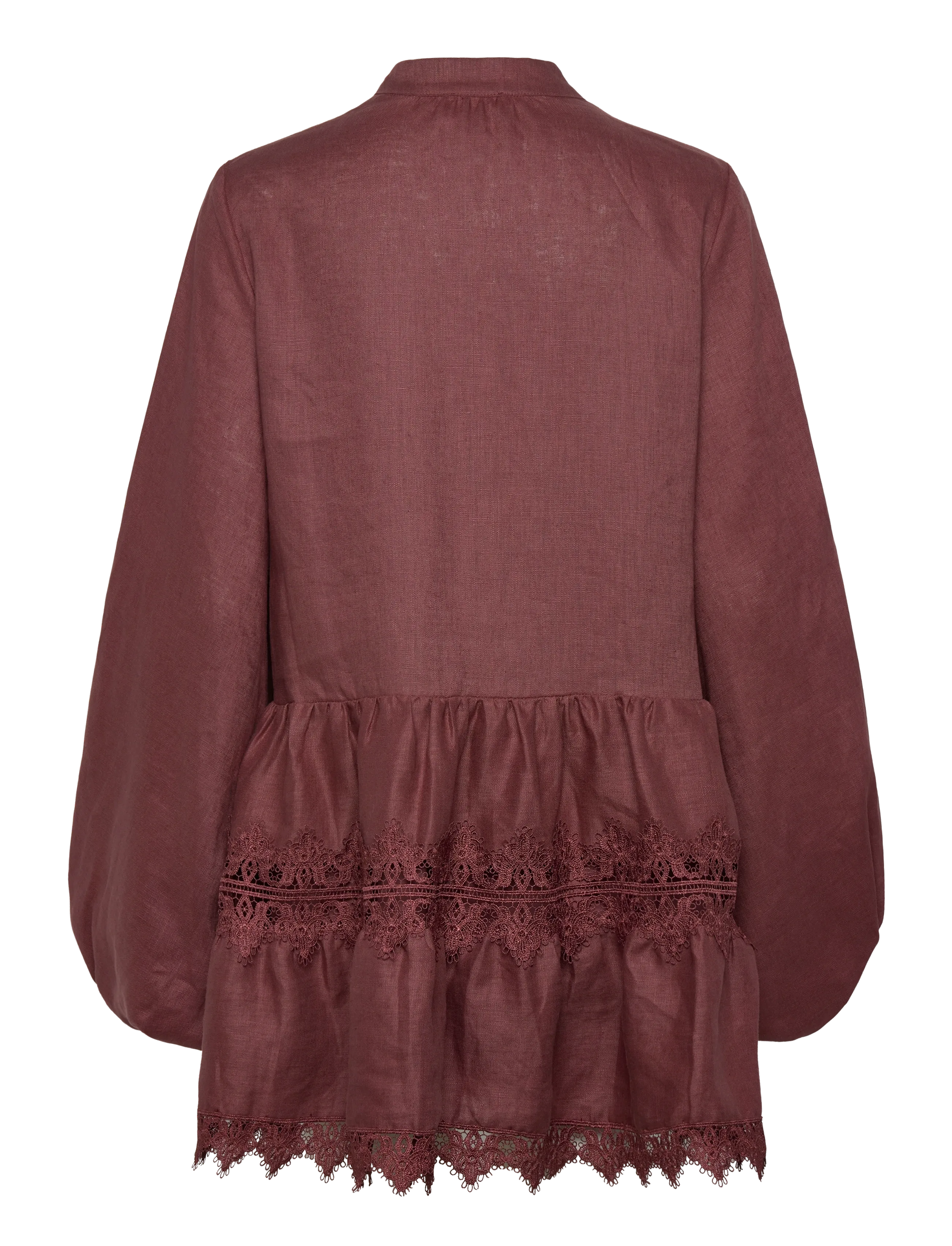 Bardot - ANTONIA LACE TRIM MINI DRESS - sommerkjoler - chestnut - 1