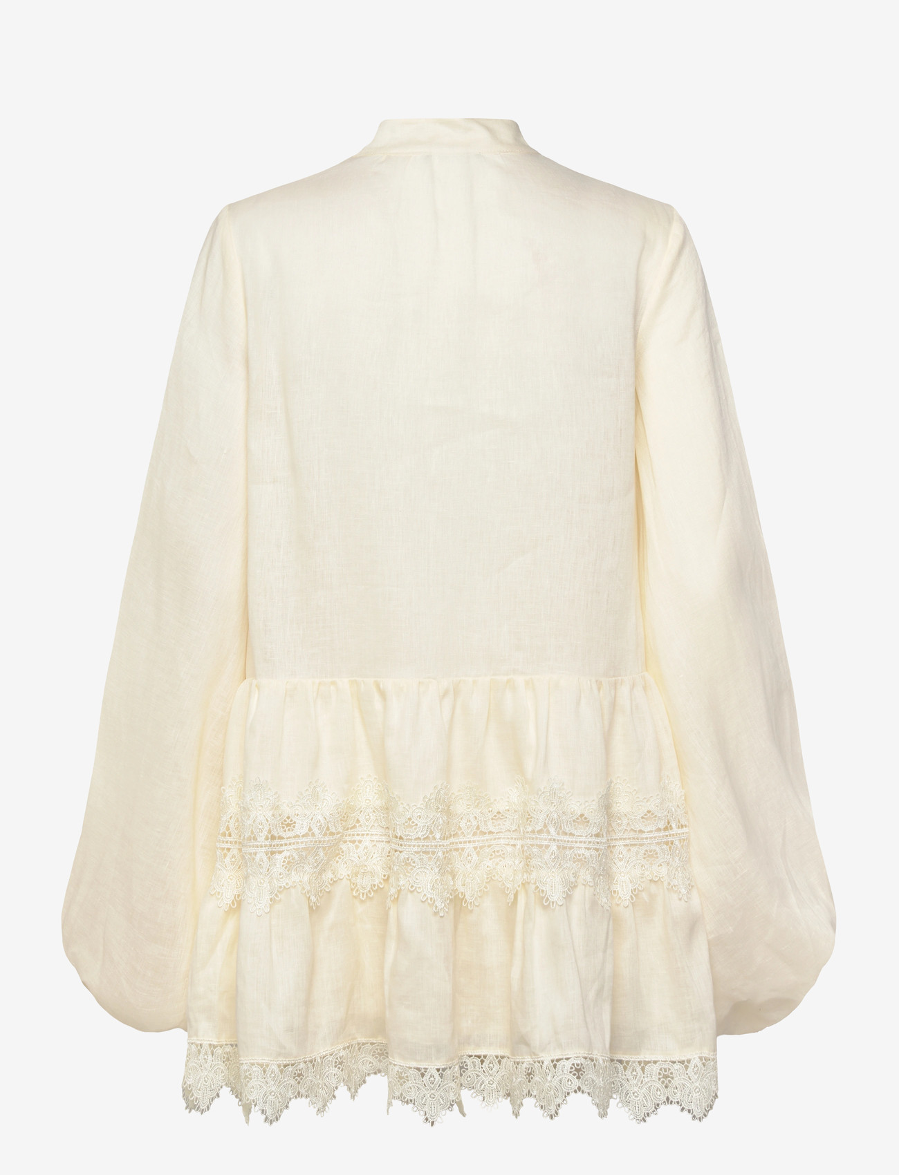 Bardot - ANTONIA LACE TRIM MINI DRESS - konfirmationstøj - eggnog - 1