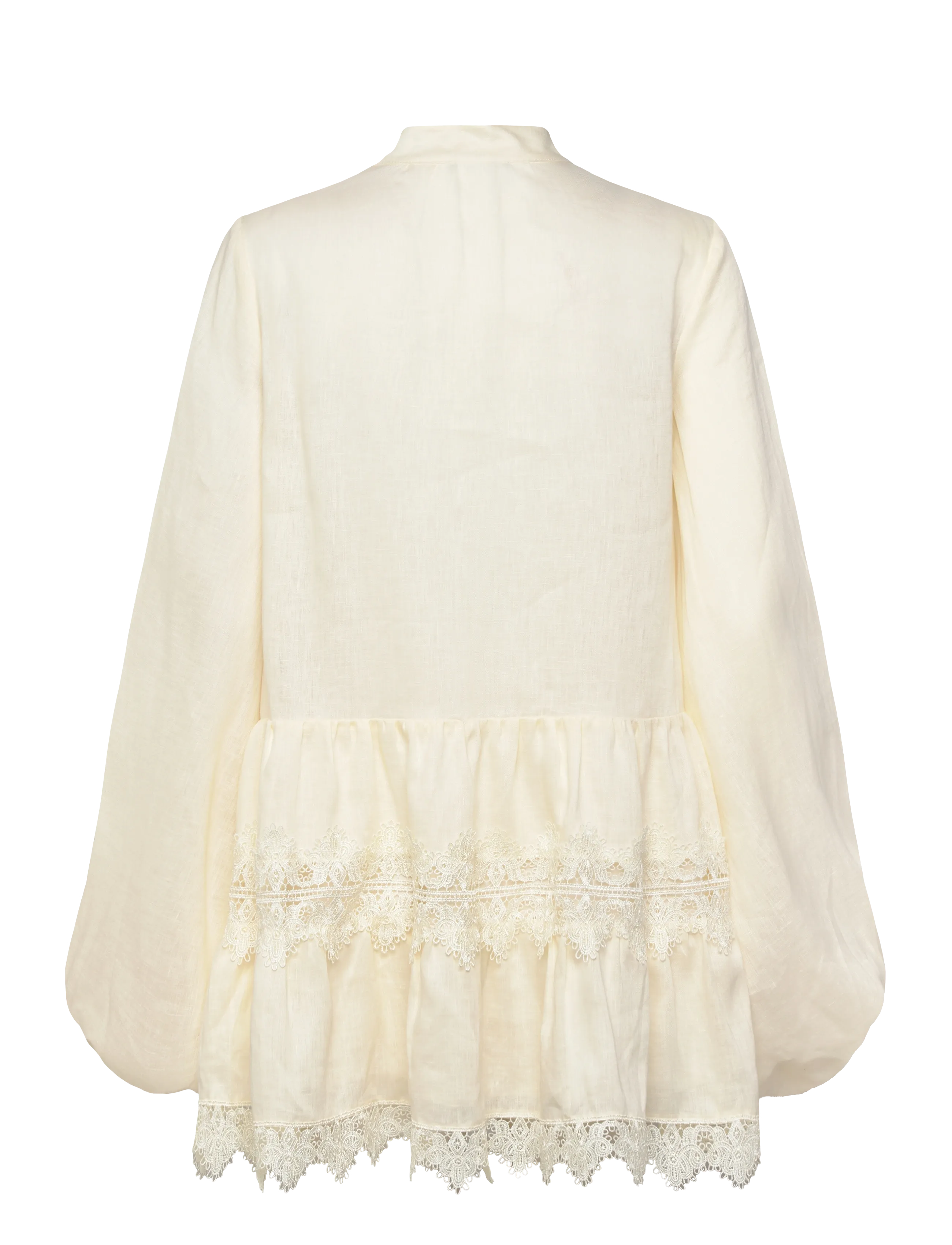 Bardot - ANTONIA LACE TRIM MINI DRESS - konfirmationstøj - eggnog - 2