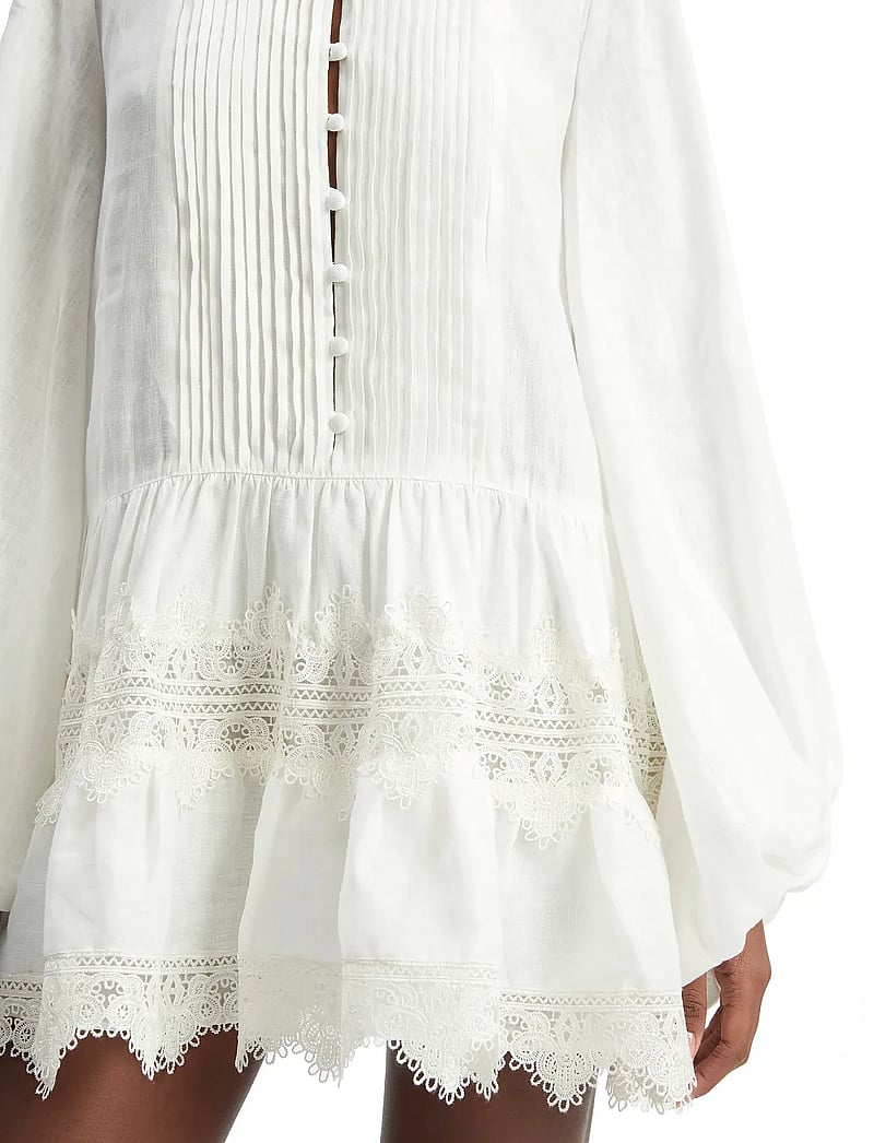 Bardot Antonia Lace Trim Mini Dress korte kjoler shop p Booztlet Bardot Antonia Lace Trim Mini Dress korte kjoler shop p Booztlet
