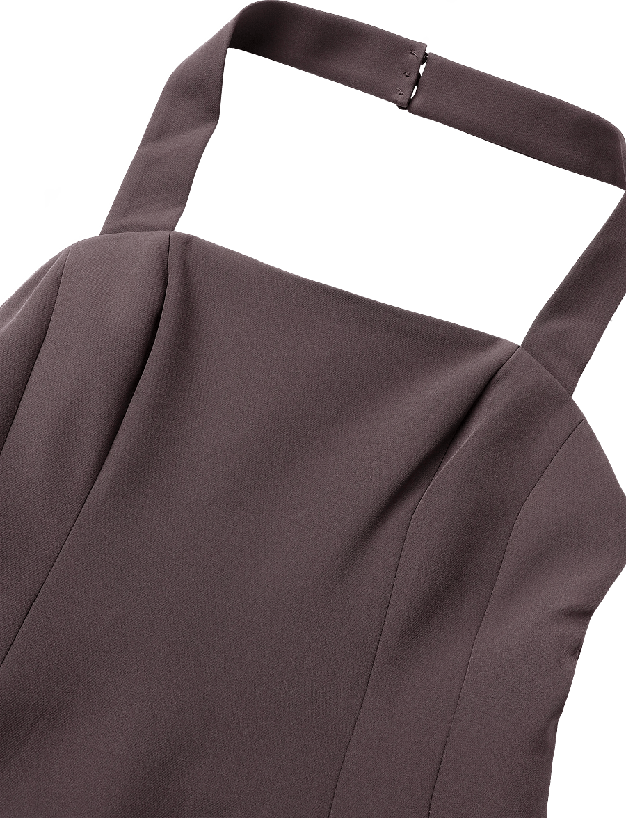 Bardot - NEVELLE HOURGLASS HALTER DRESS - cocktailkjoler - chocolate - 2