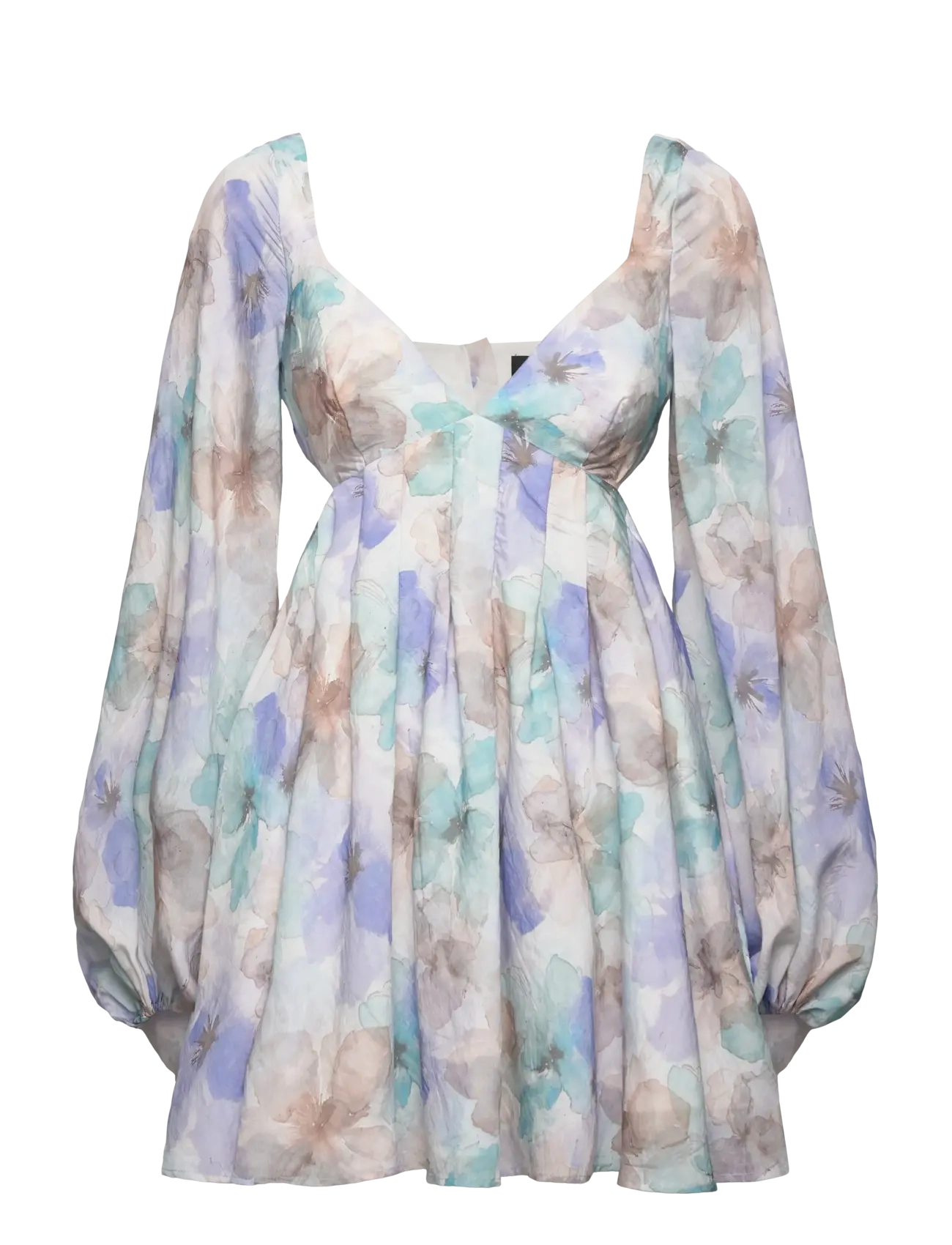 Bardot JOVIE BABYDOLL MINI DRESS - Bardot - BLUE FLORAL / multi