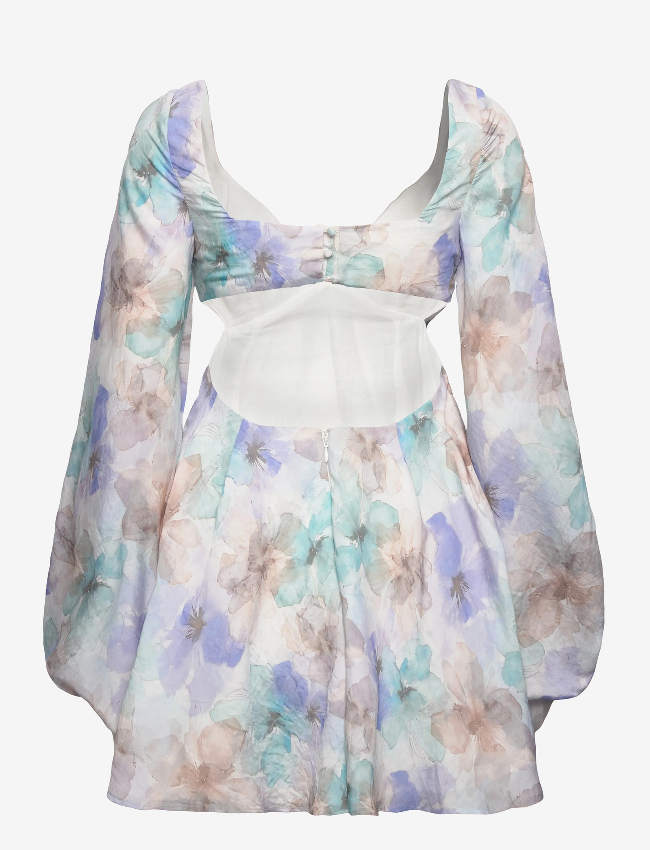Bardot - JOVIE BABYDOLL MINI DRESS - sommerkleider - blue floral - 2
