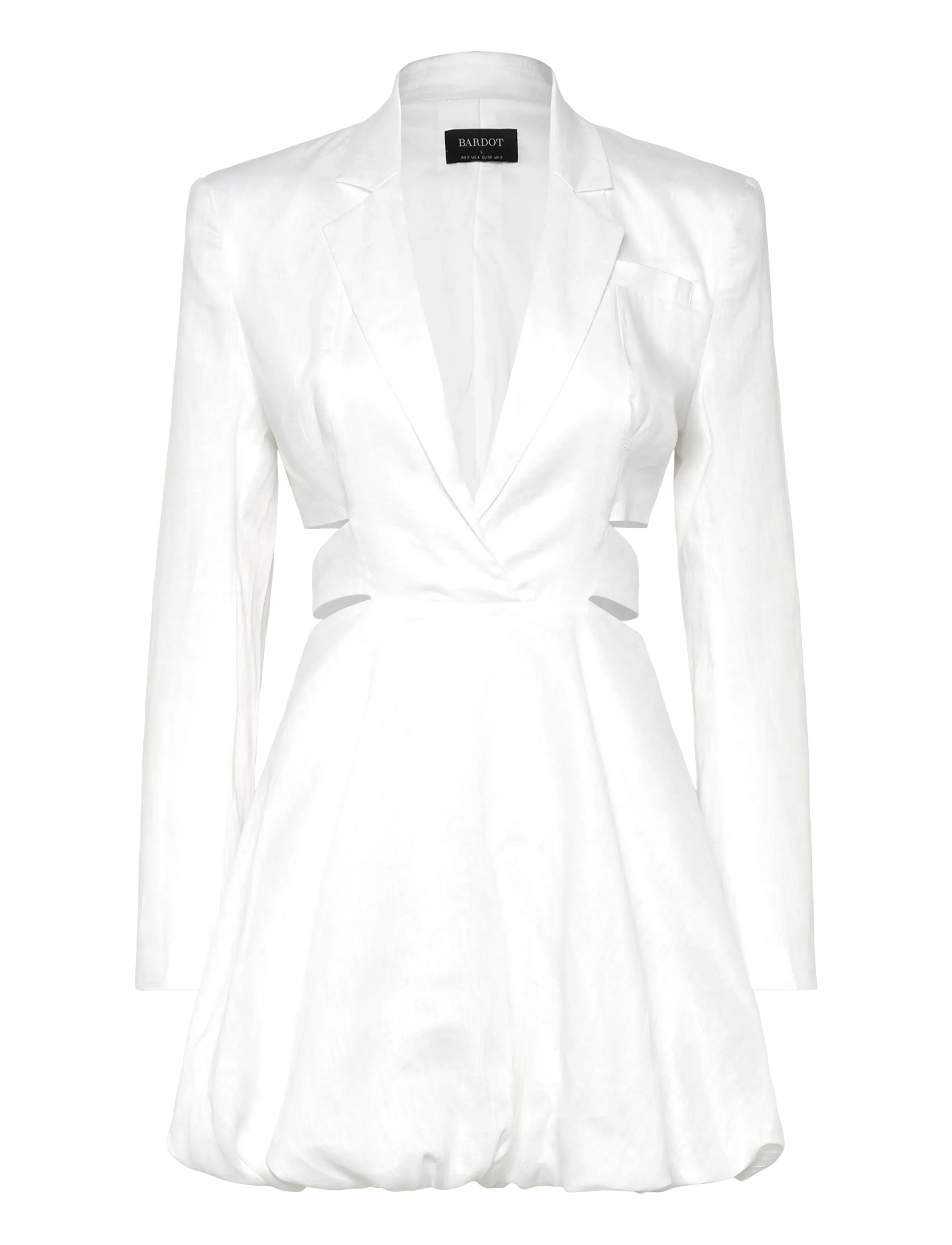 Bardot - SINTRA LINEN BLAZER DRESS - orchid wht - 1