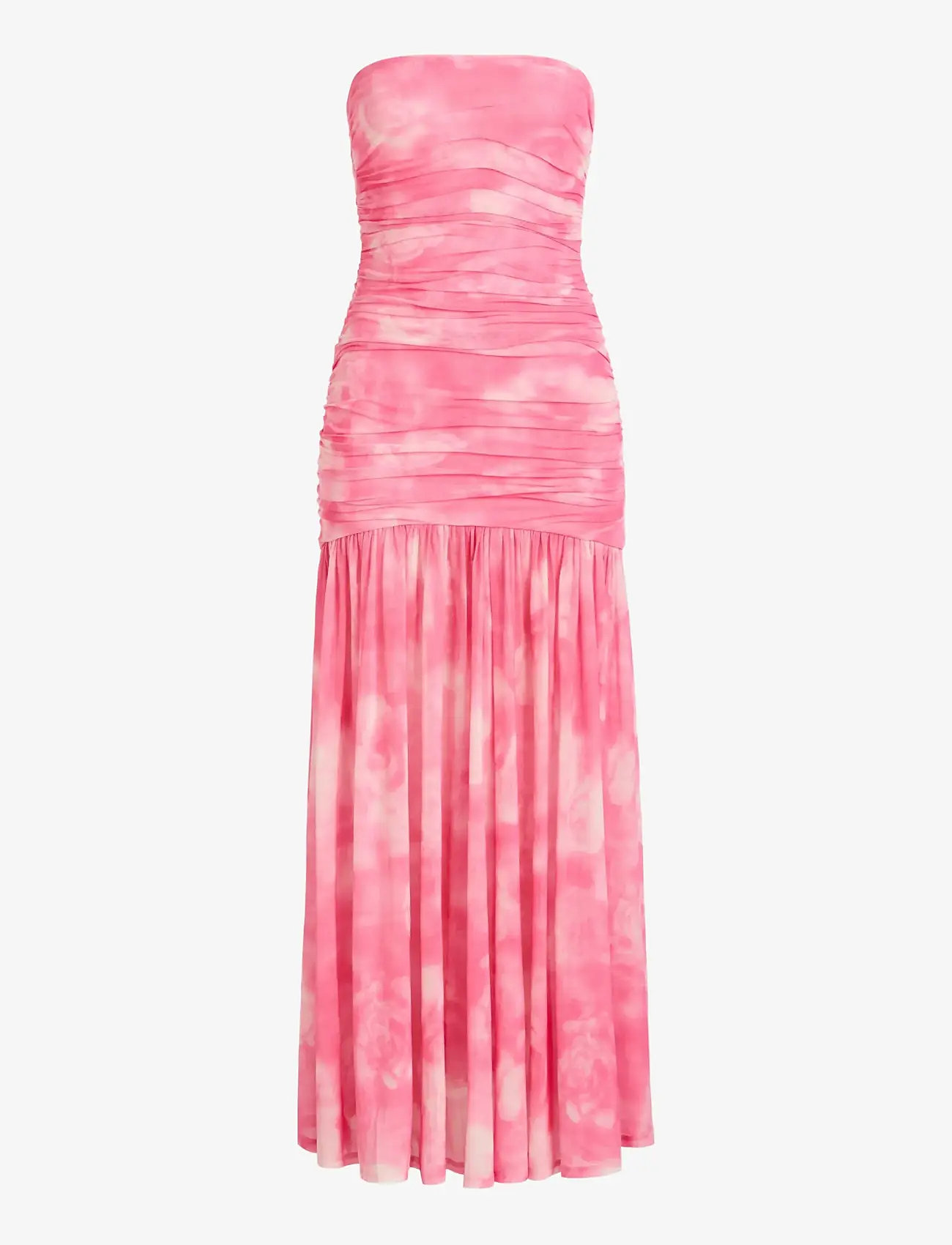 Bardot - SOLANA PRINTED MESH MAXI DRESS - maksimekot - pink floral - 1