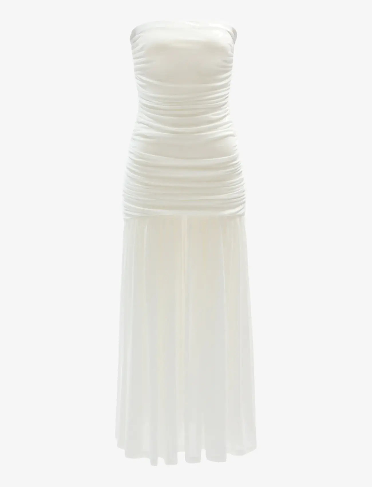 Bardot - SOLANA MESH MAXI DRESS - summer dresses - orchid wht - 1