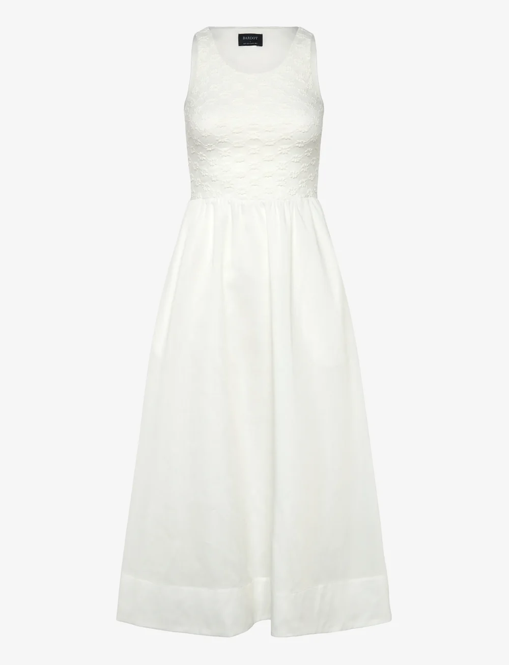 Bardot - BRYONY LACE POPLIN MIDI DRESS - konfirmation - orchid wht - 1
