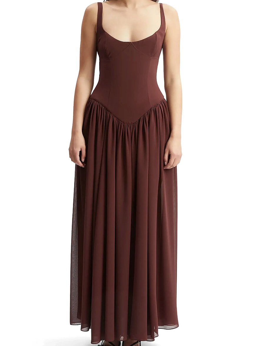 Bardot - BRIANN MAXI DRESS - chocolate - 0