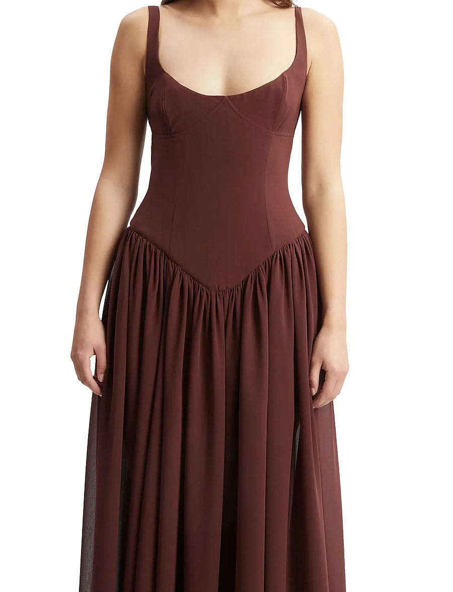Bardot - BRIANN MAXI DRESS - chocolate - 5