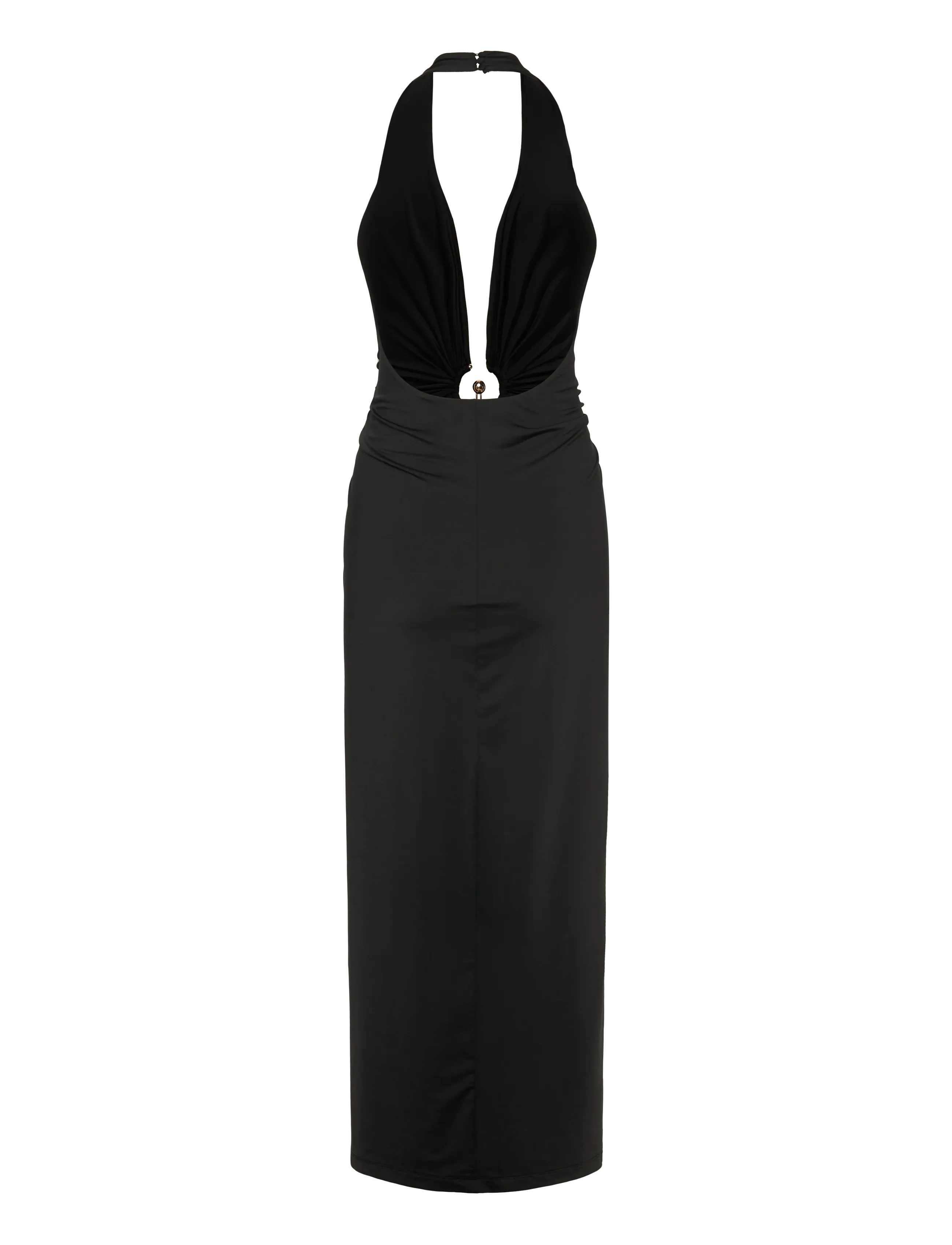 Bardot - ALMA PLUNGING MIDI DRESS - maxikleider - black - 2