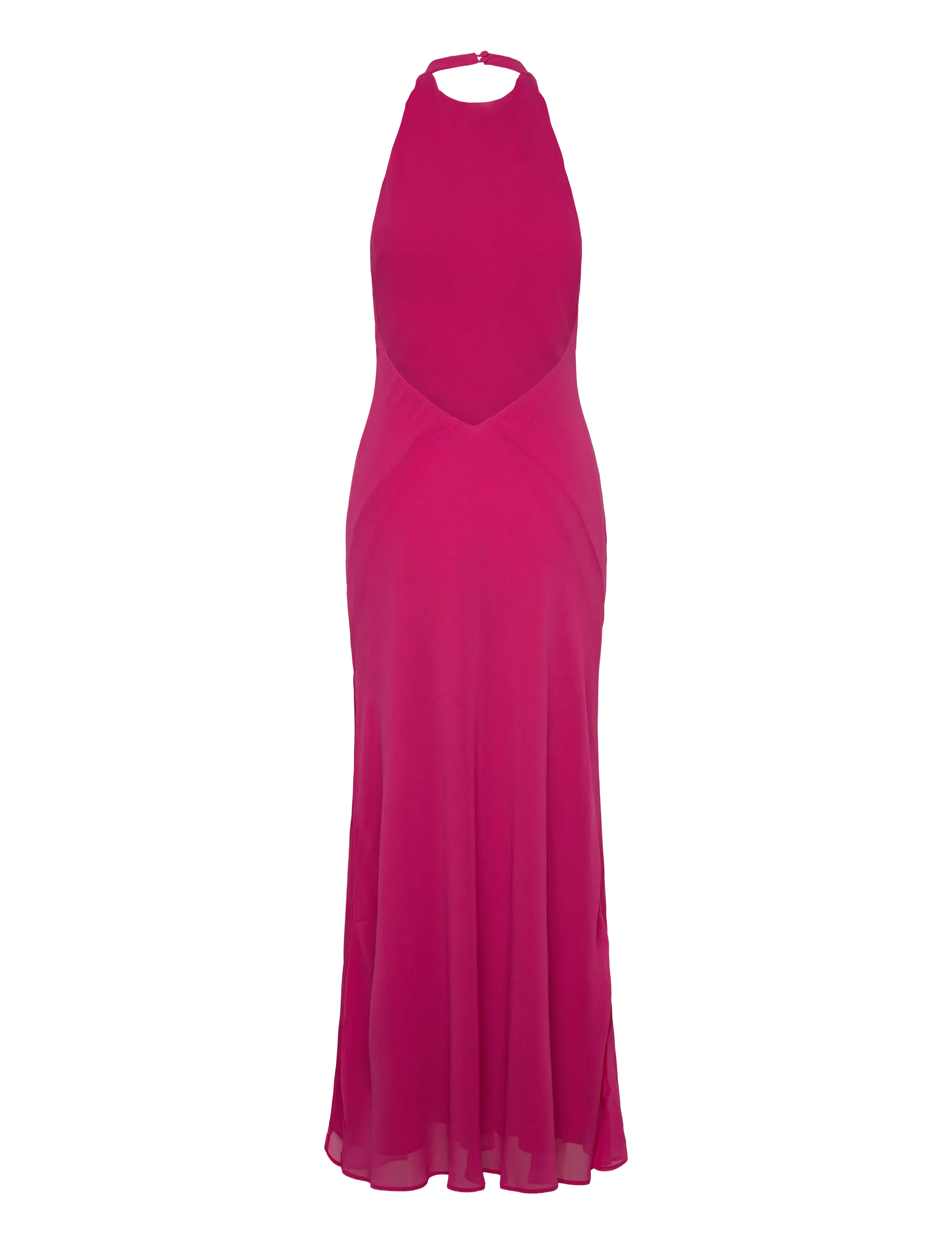 Bardot - SIMILINA HALTER MAXI DRESS - hot pink - 1