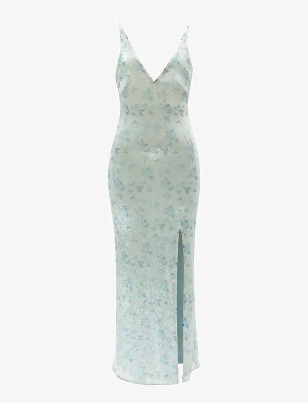 Bardot - LOIS SEQUIN MAXI DRESS - pailletkjoler - baby blue floral - 1