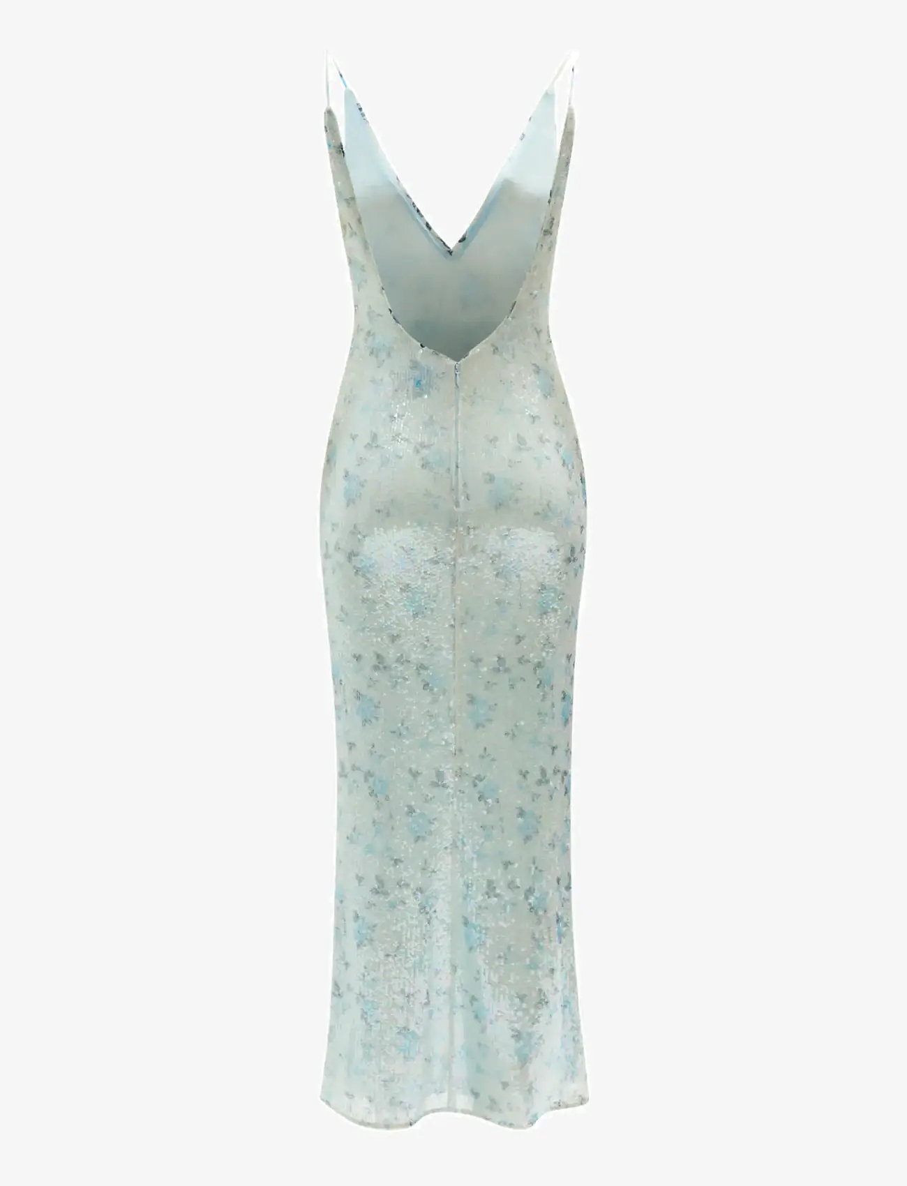 Bardot - LOIS SEQUIN MAXI DRESS - pailletkjoler - baby blue floral - 2