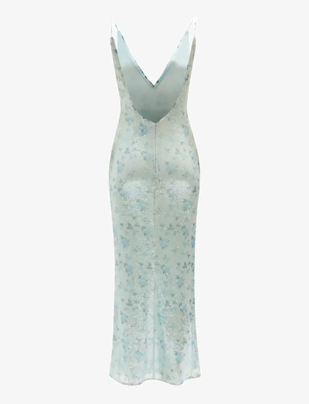 Bardot - LOIS SEQUIN MAXI DRESS - pailletkjoler - baby blue floral - 2