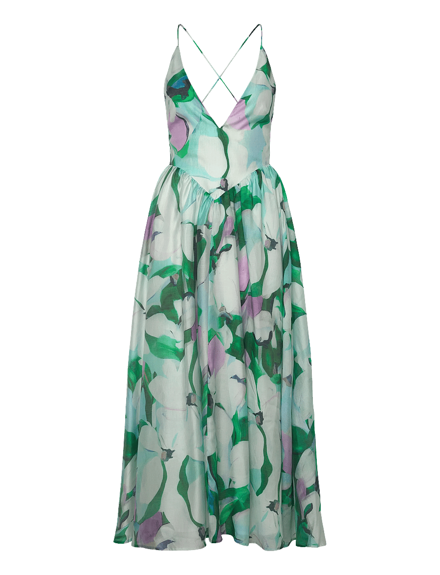 Bardot - ARLETHA HALTER MAXI DRESS - sommerkleider - green flo - 1