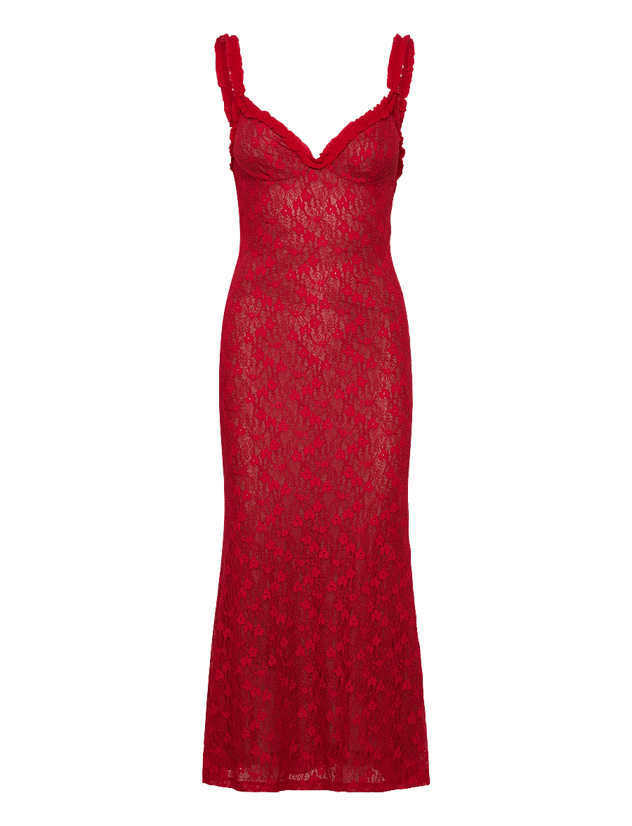 bardot alegra stretch lace midi dress Bardot Alegra Stretch Lace Midi Dress