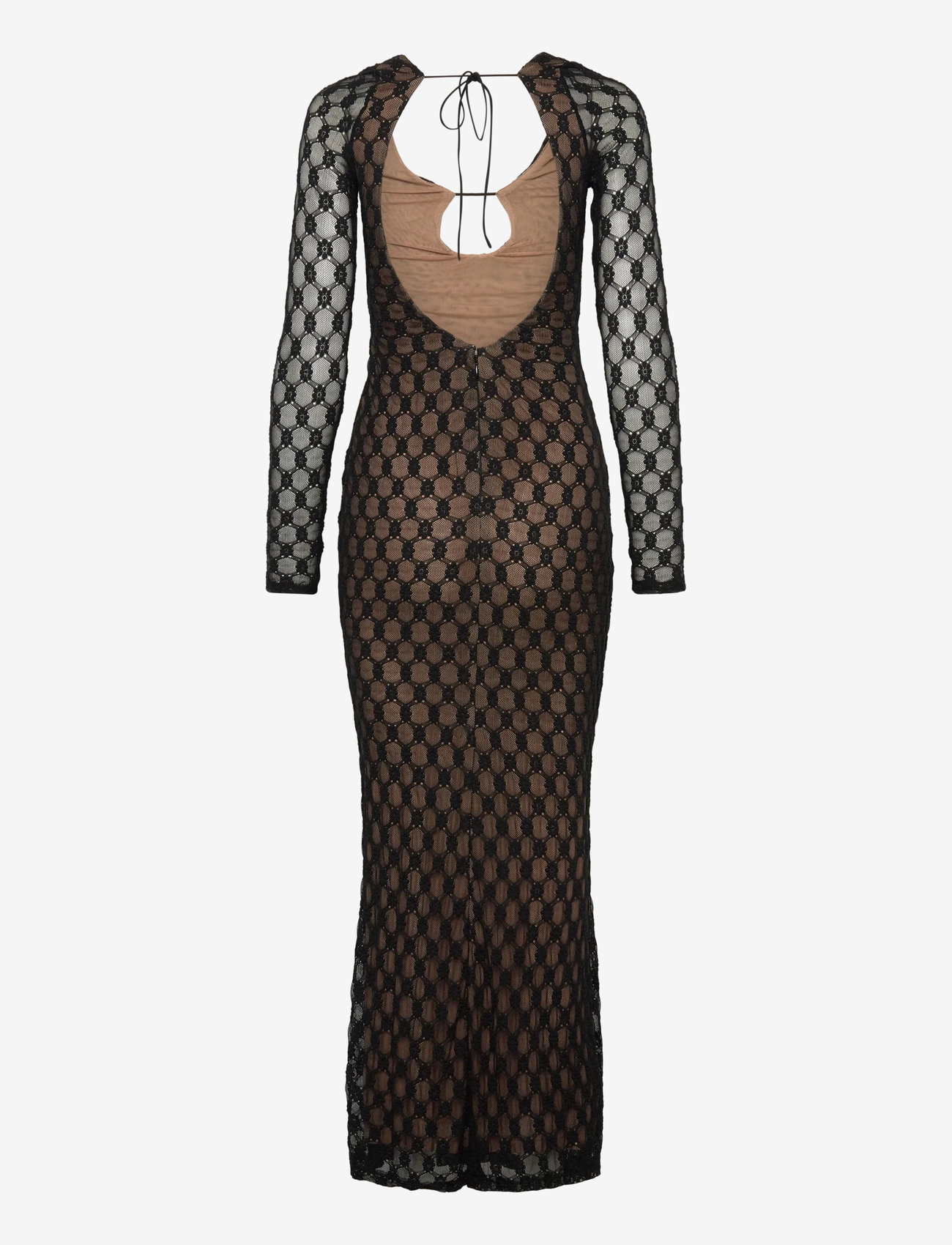 Bardot - YAZMIN LACE MIDI DRESS - spitzenkleider - black - 1