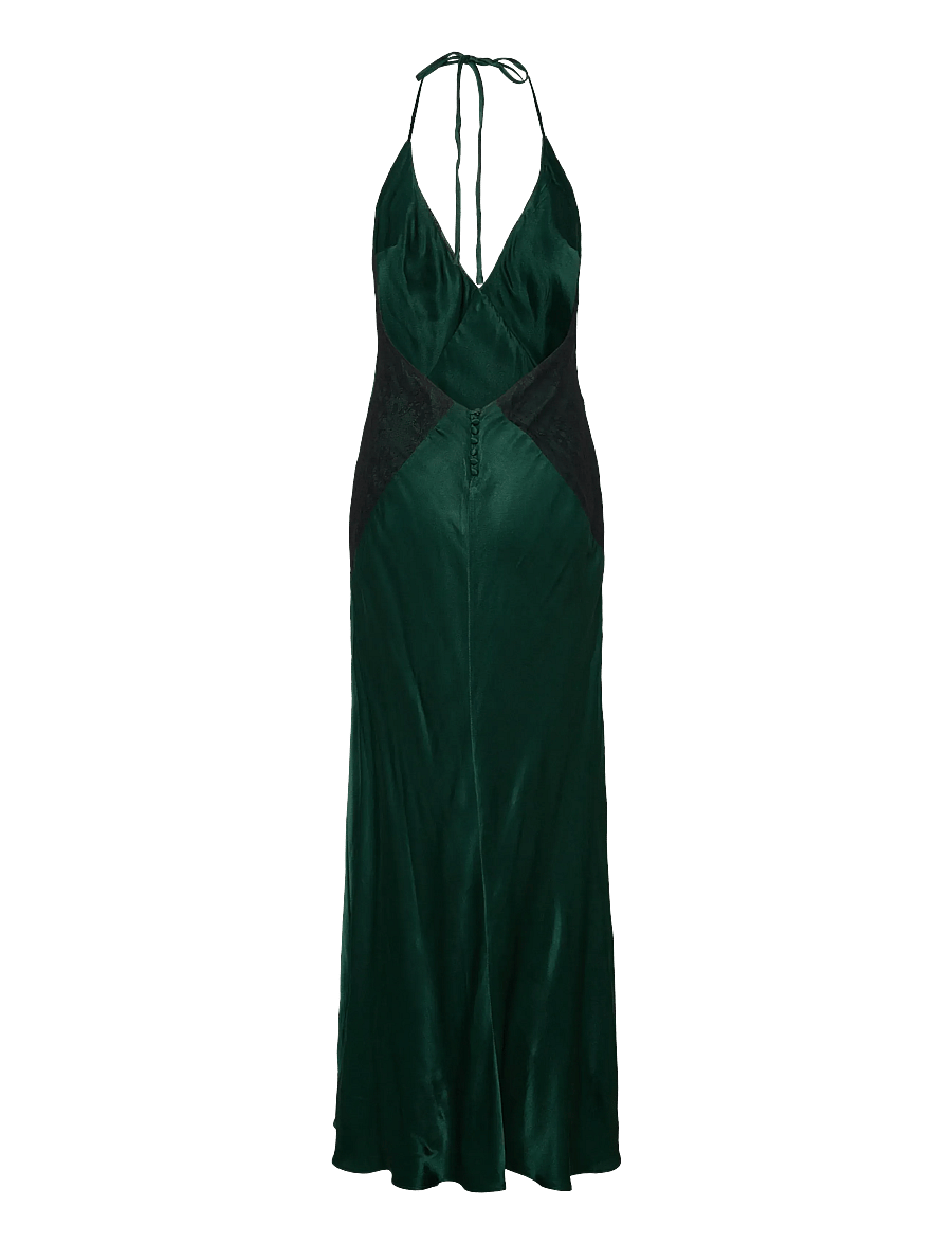 Bardot - ESTRELLA HALTER MAXI DRESS - aftenkjoler - emerald gr - 2