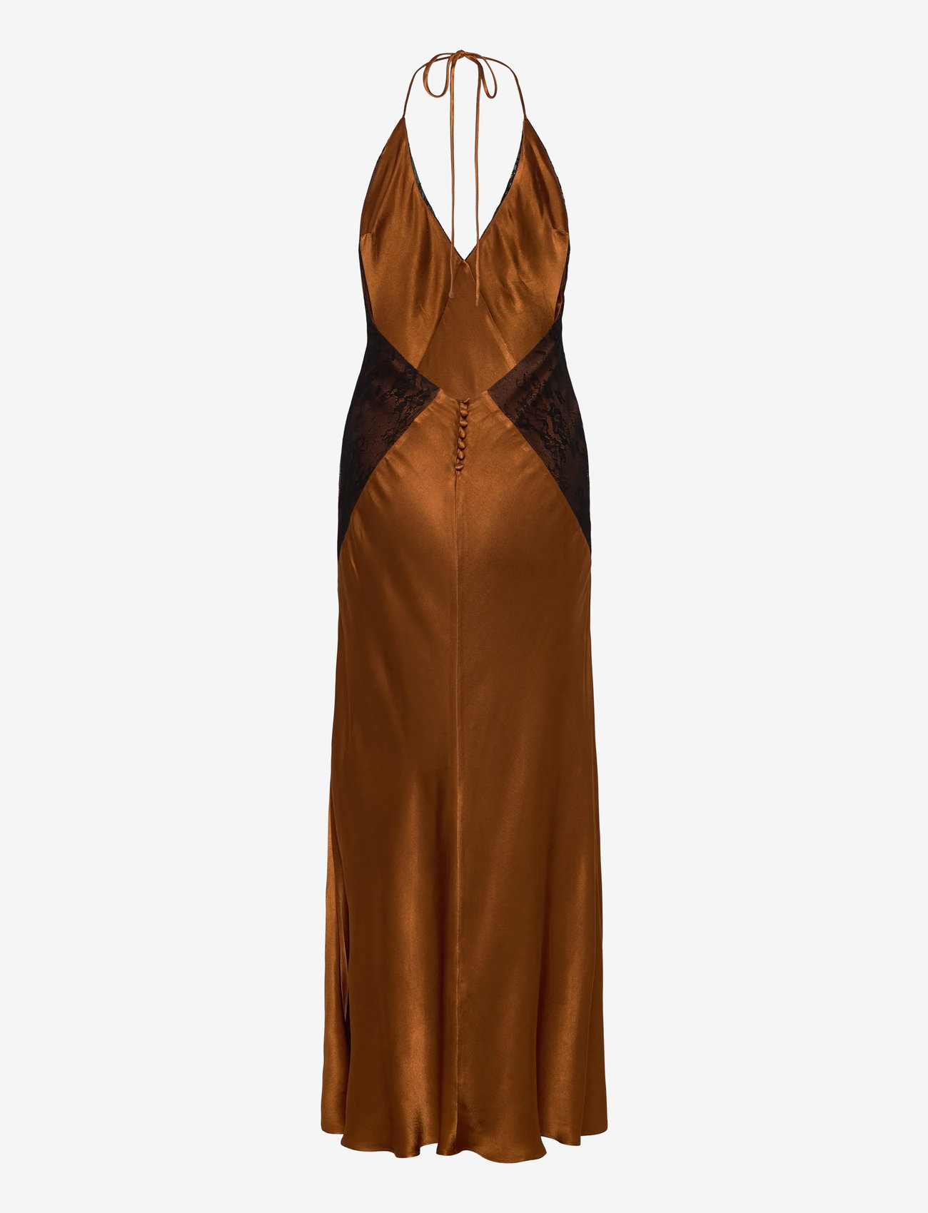 Bardot - ESTRELLA HALTER MAXI DRESS - aftonklänningar - toffee - 2